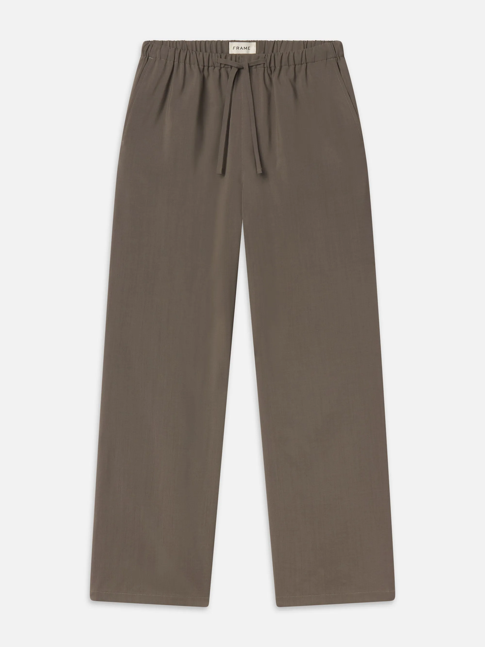 Easy Wide Leg Trousers -- Smoky Green sold by Frame Denim