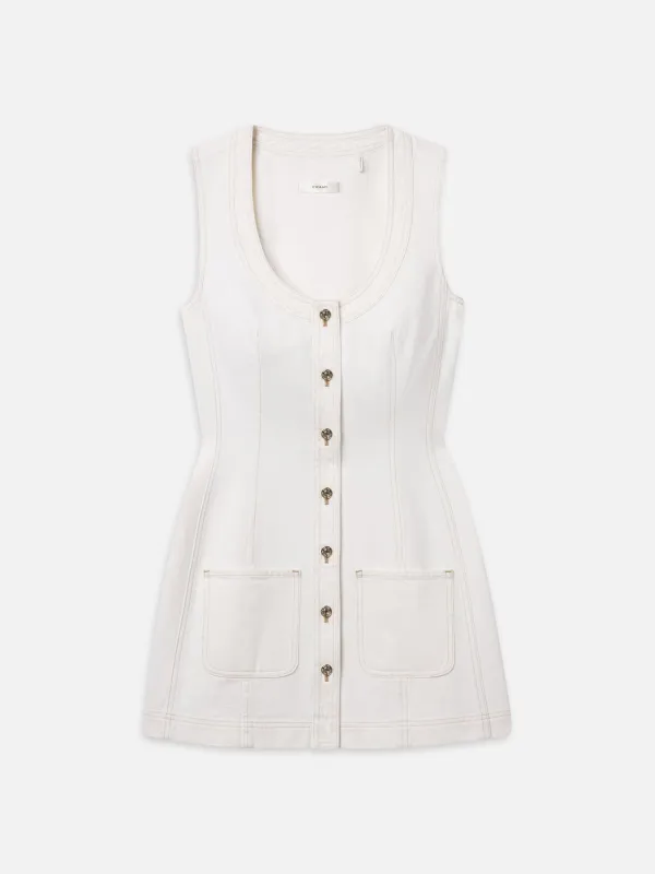 The Patch Pocket Dress -- Au Natural Clean made by Frame Denim