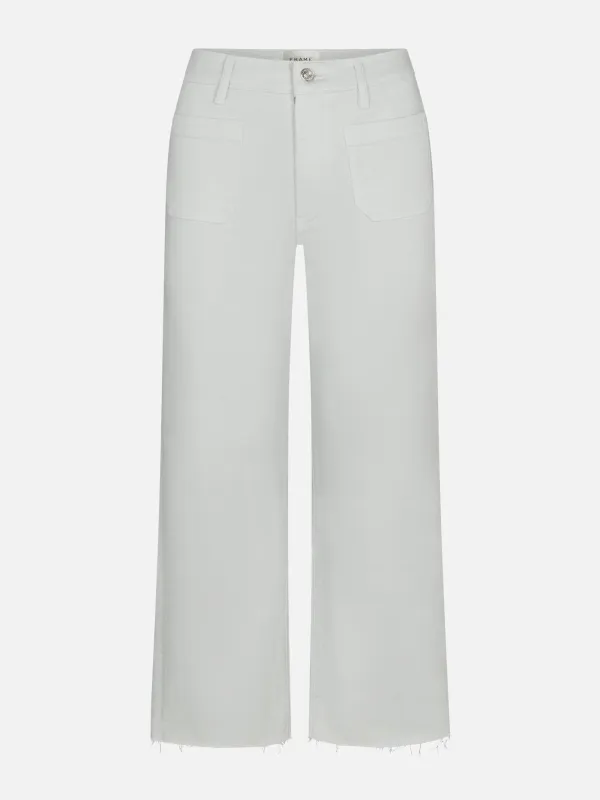 The Anchor Pant -- Ocean Haze Raw Fray sold by Frame Denim