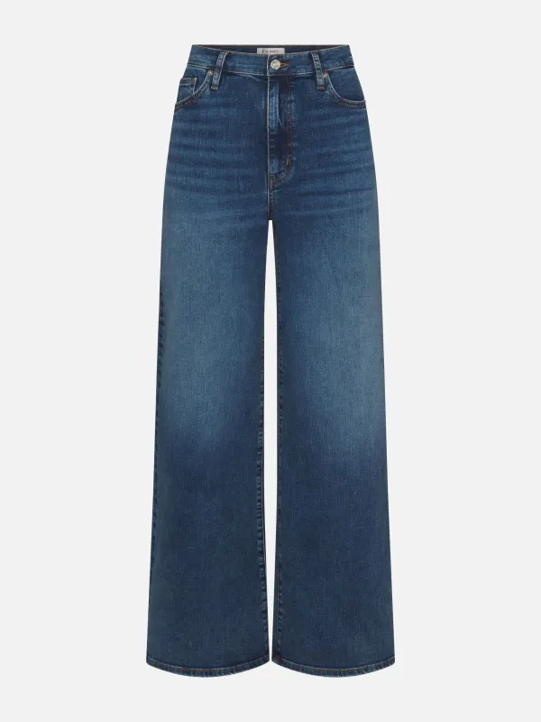 Le Slim Palazzo Long -- Canals Raw After sold by Frame Denim