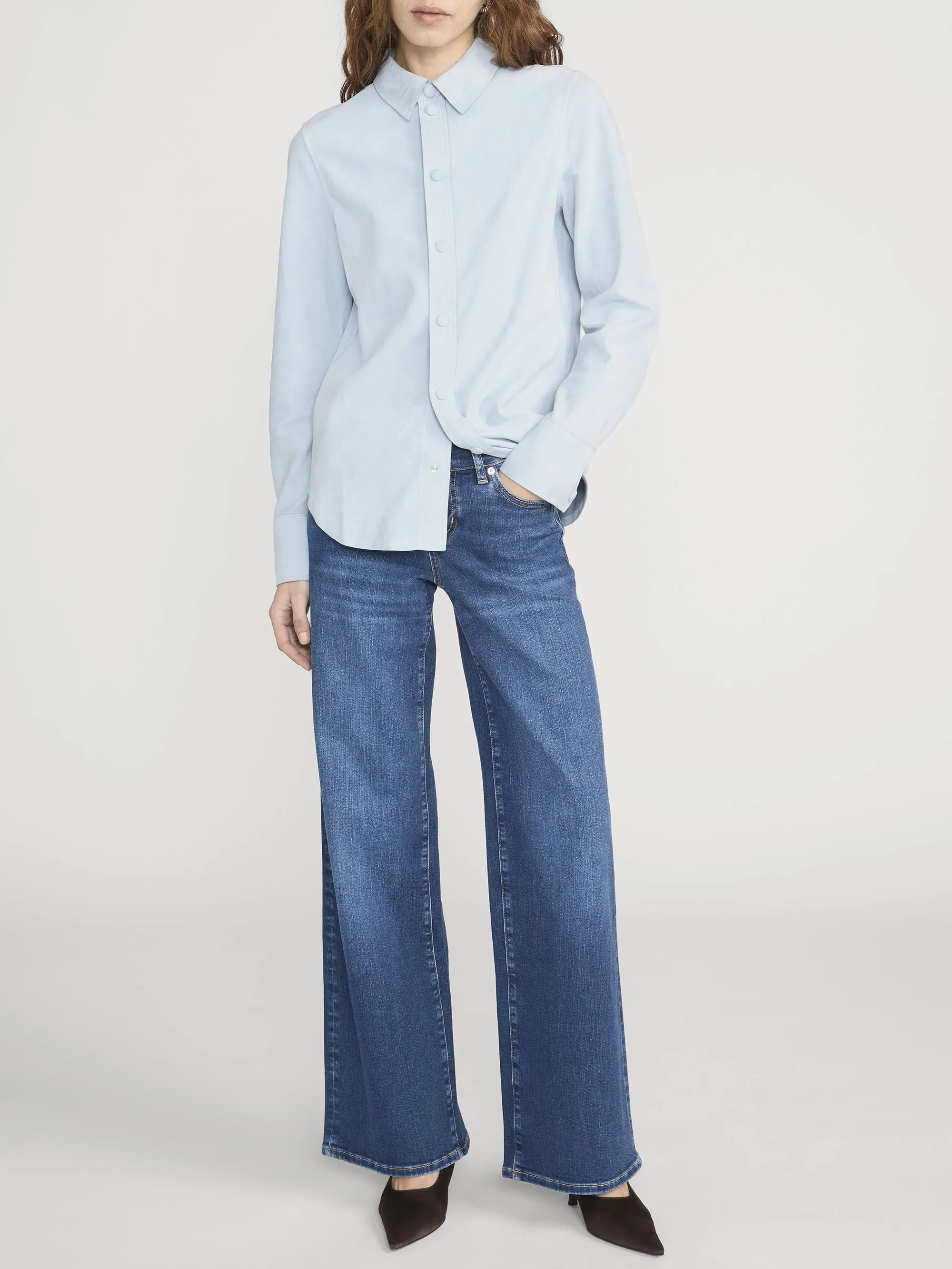 Low Rise Le Slim Palazzo -- Femma sold by Frame Denim product image thumbnail 2