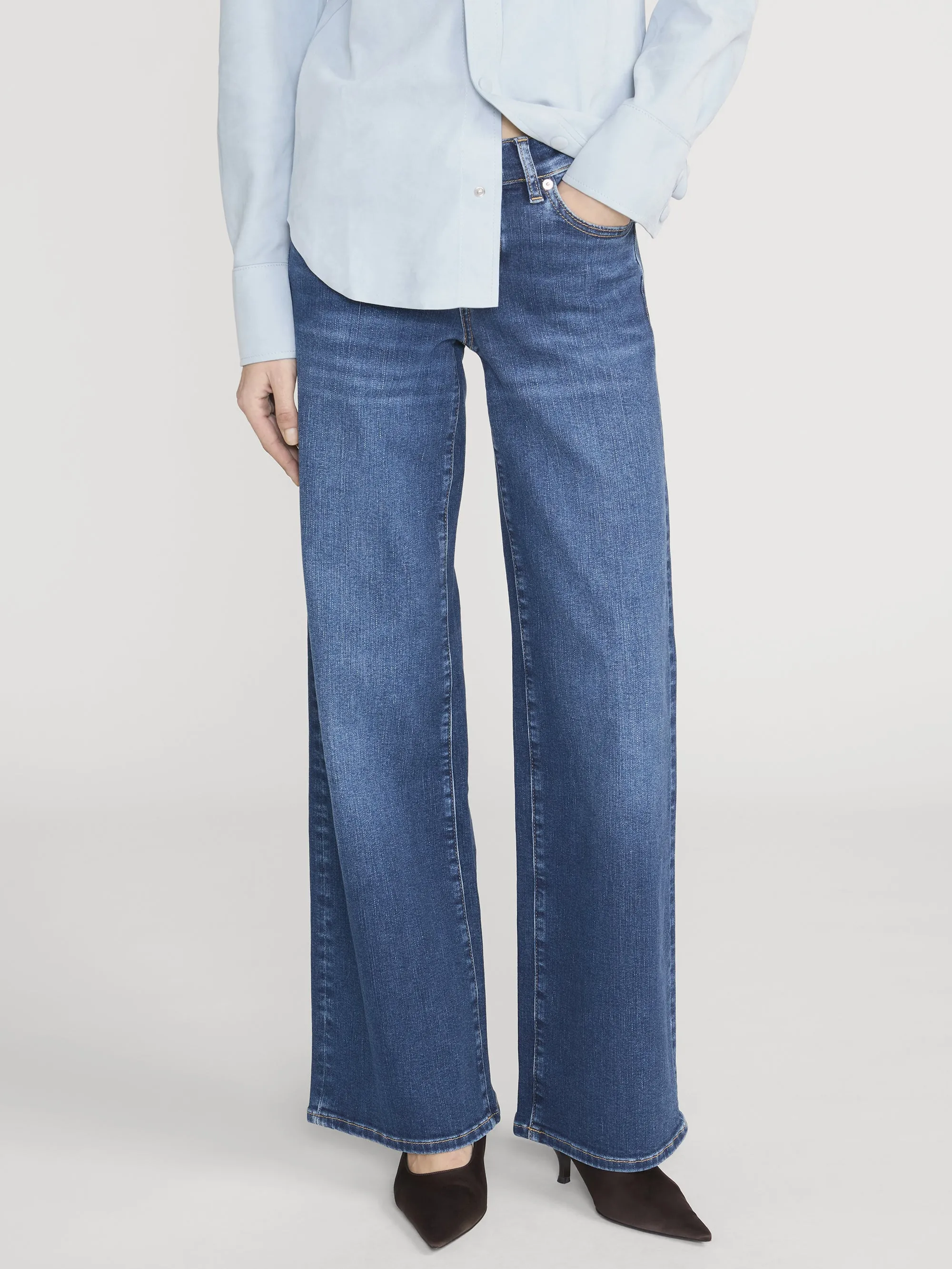 Low Rise Le Slim Palazzo -- Femma sold by Frame Denim product image thumbnail 3