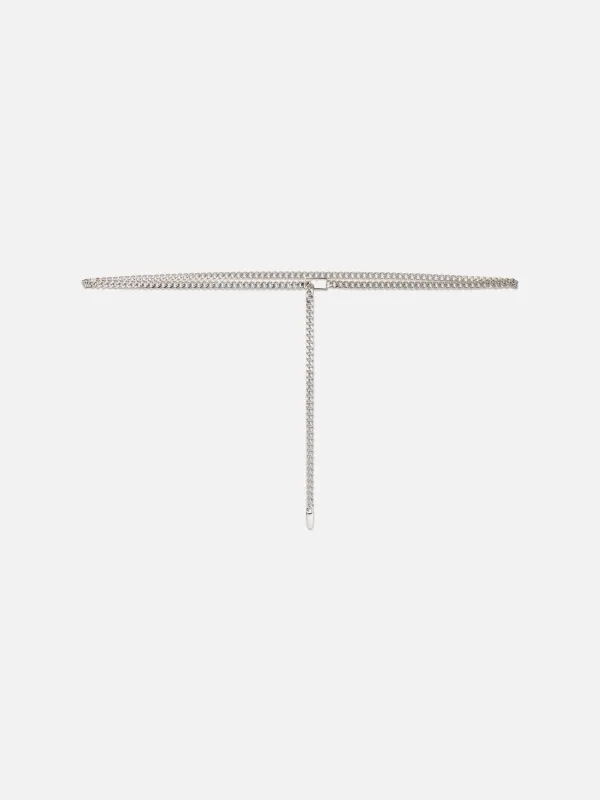 The Chain Belt -- Nickel sold by Frame Denim