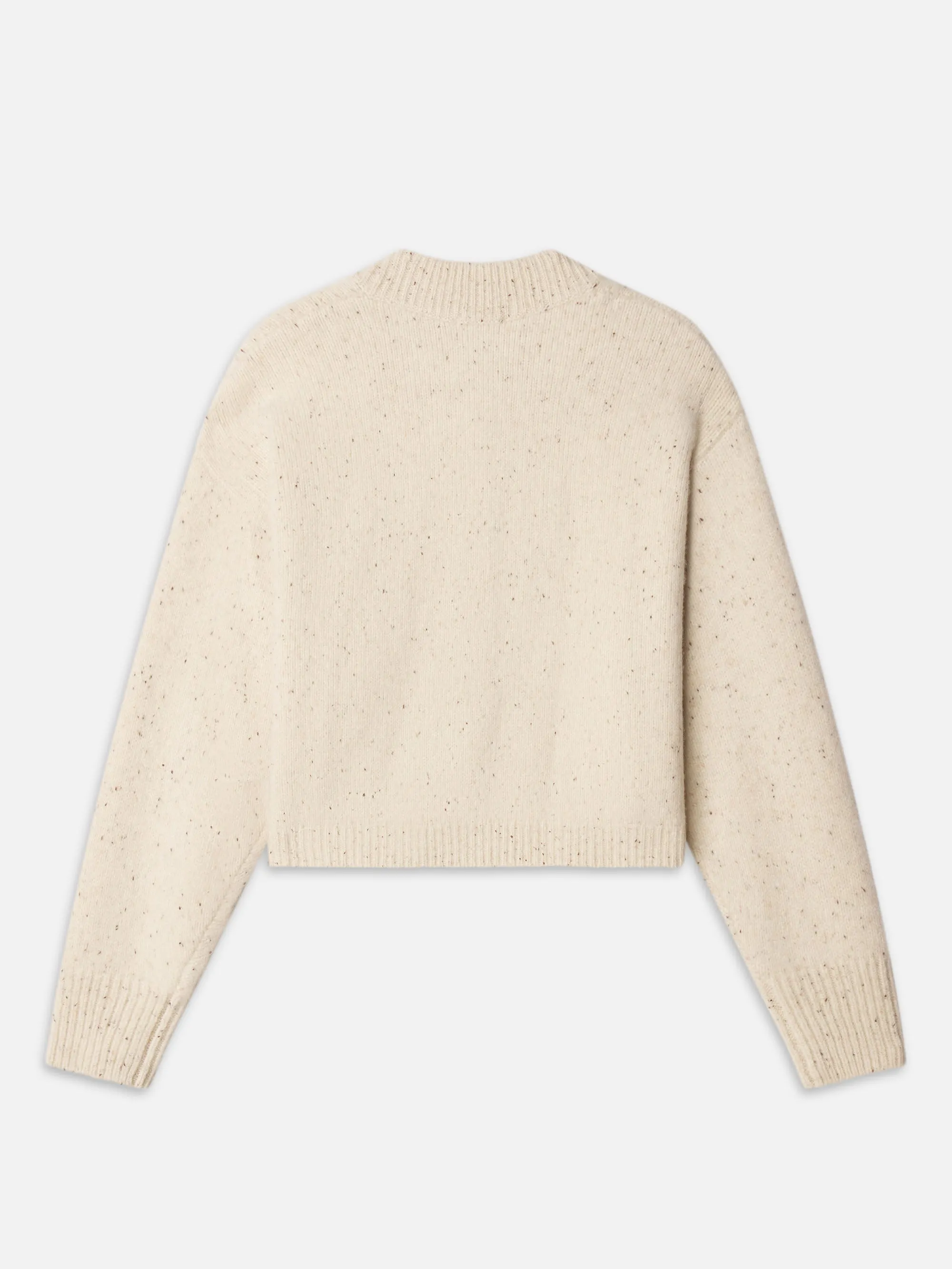 The Cashmere Fleck Cardi -- Oatmeal sold by Frame Denim product image thumbnail 3