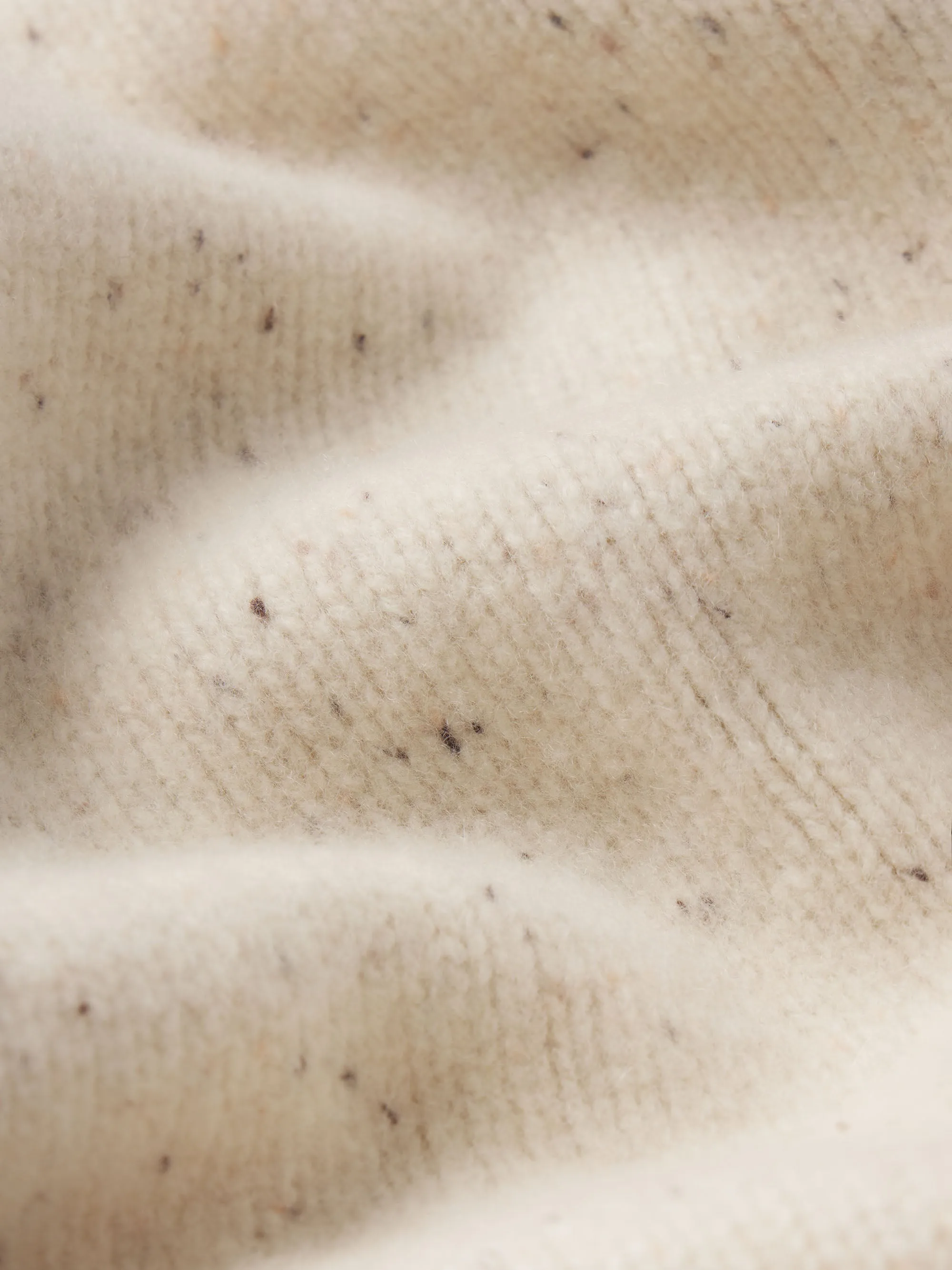 The Cashmere Fleck Cardi -- Oatmeal sold by Frame Denim product image thumbnail 4
