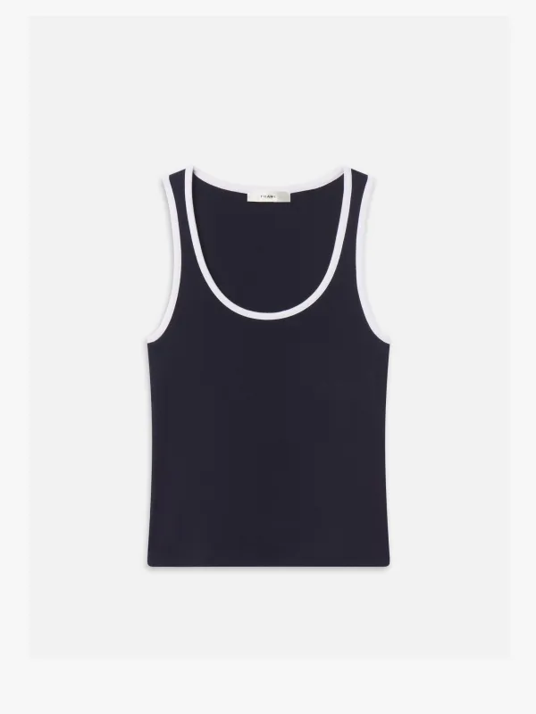 The Sporty Tank -- Navy sold by Frame Denim