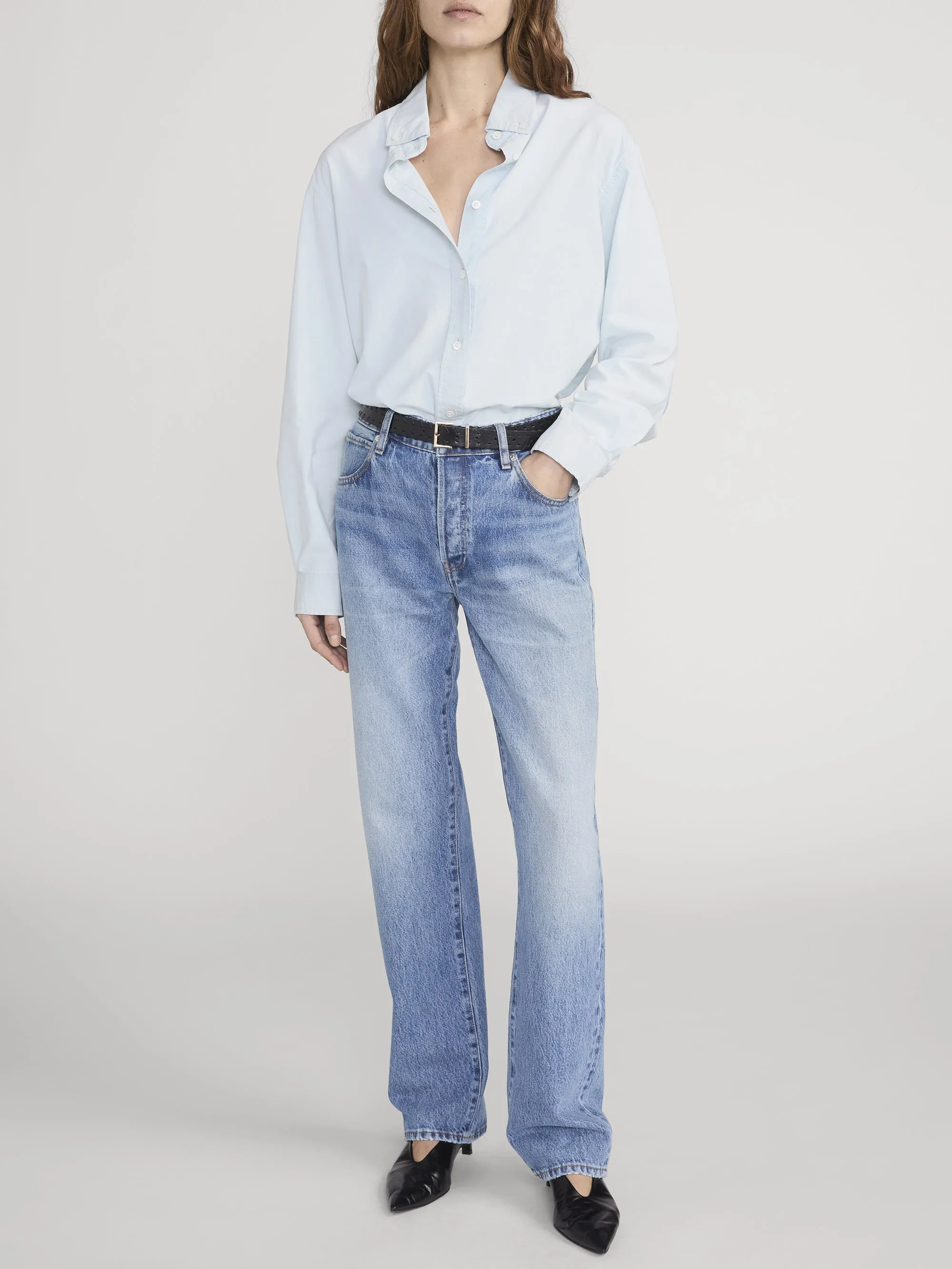 The Heritage Patched Shirt -- Mafalda sold by Frame Denim product image thumbnail 2