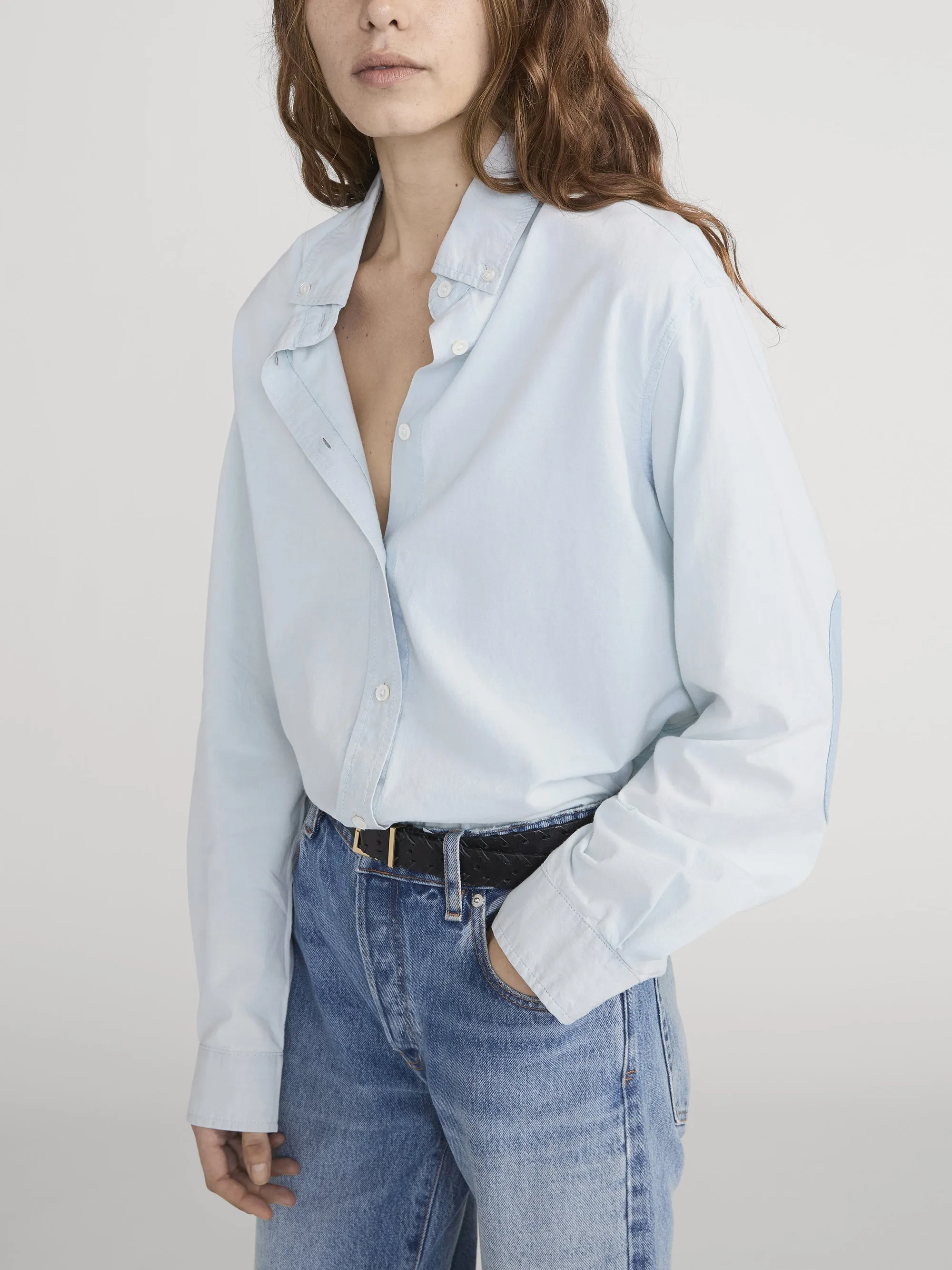 The Heritage Patched Shirt -- Mafalda sold by Frame Denim product image thumbnail 4