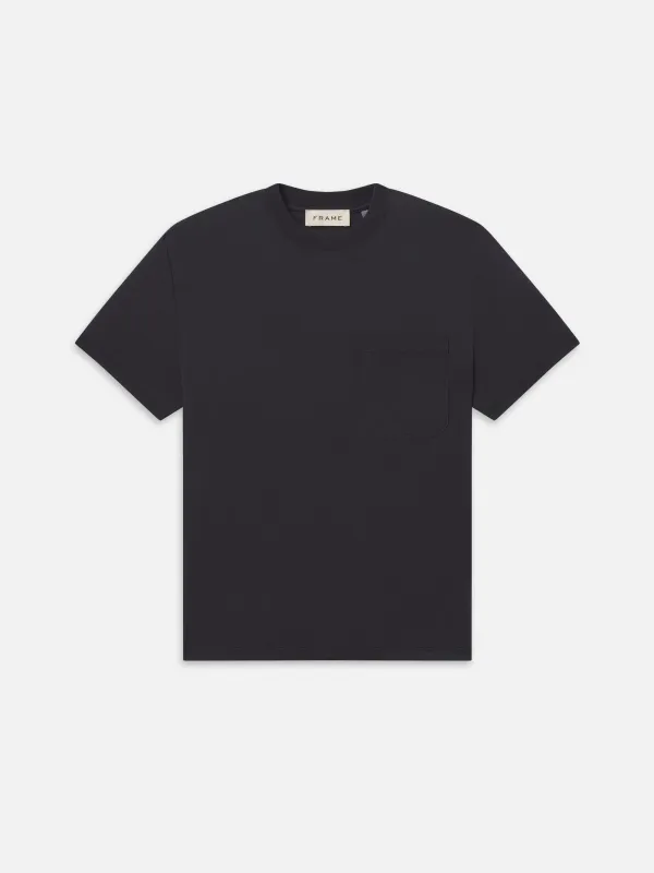 Light Cotton Pocket Tee -- Antique Black sold by Frame Denim