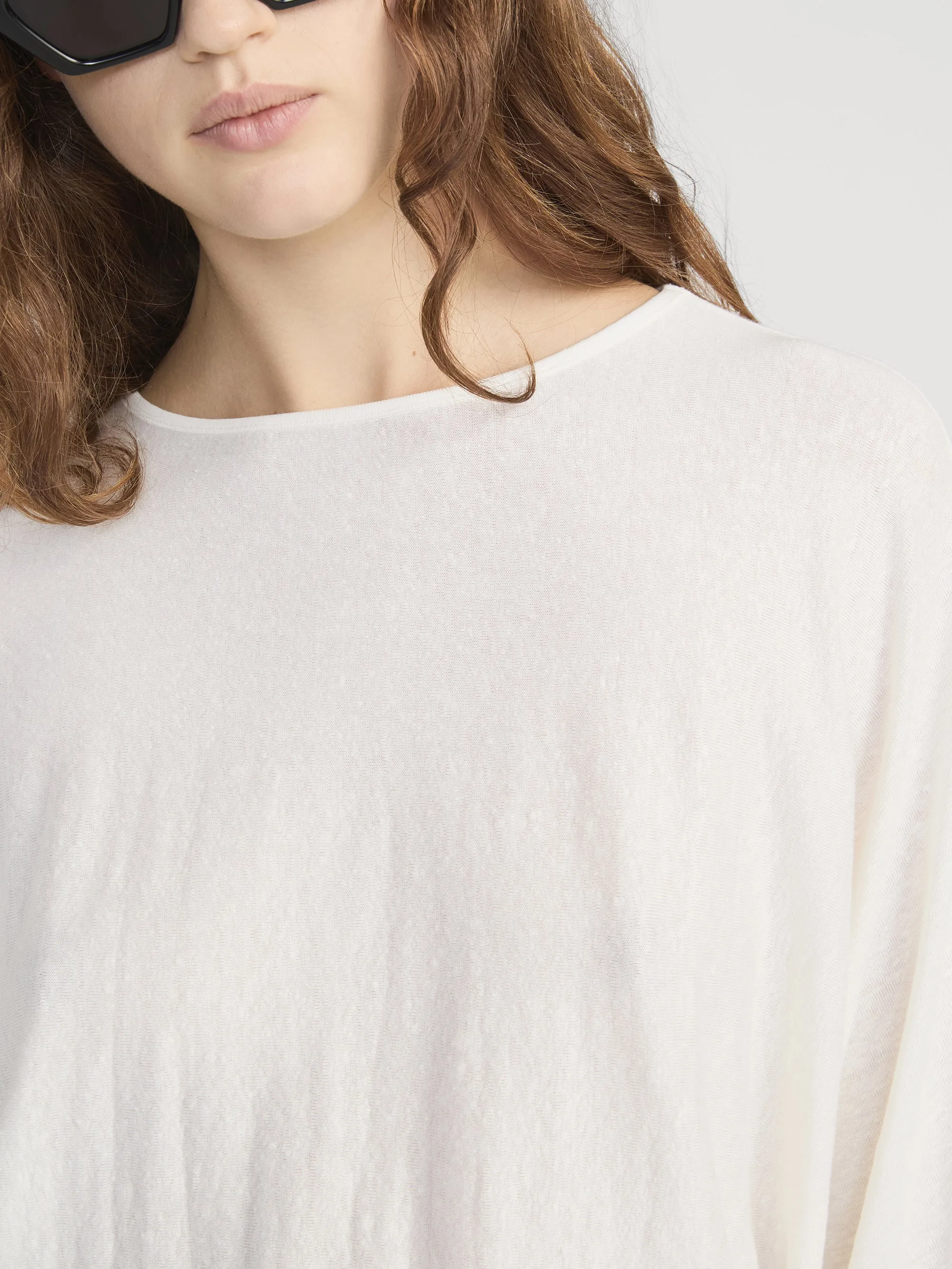 The Slouch Top -- Cream sold by Frame Denim product image thumbnail 5