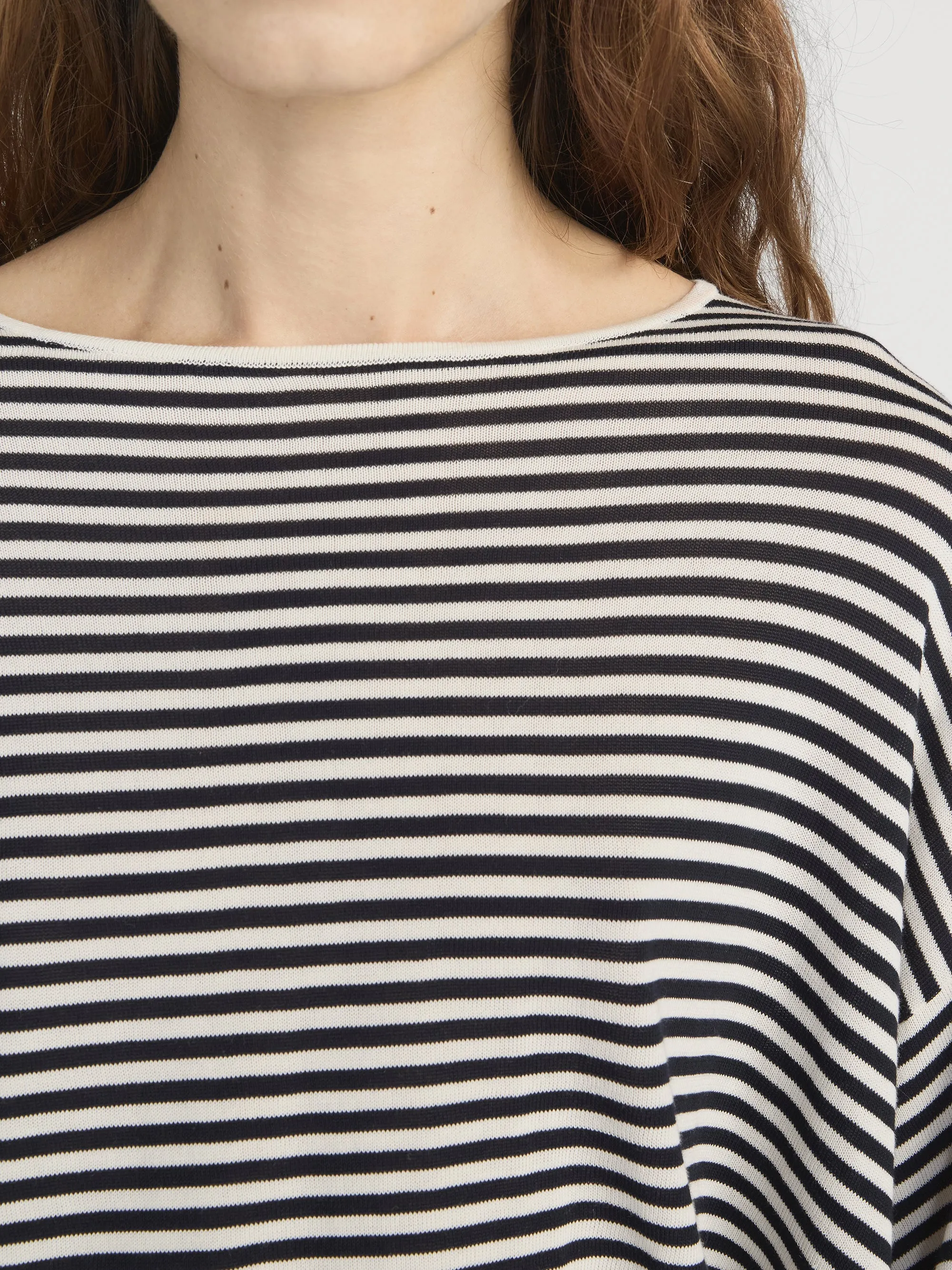 The Striped Slouchy Sweater -- Cream Multi sold by Frame Denim product image thumbnail 5