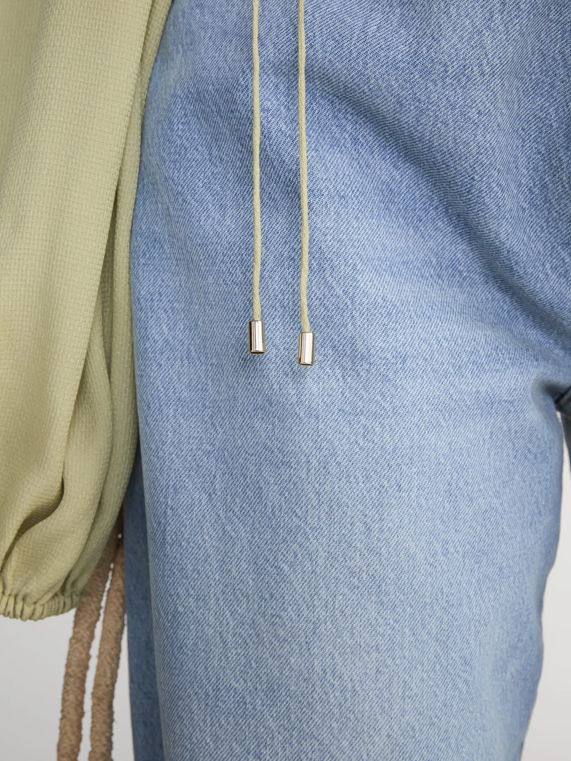 The Silk Balloon Blouse -- Soft Lime sold by Frame Denim product image thumbnail 5