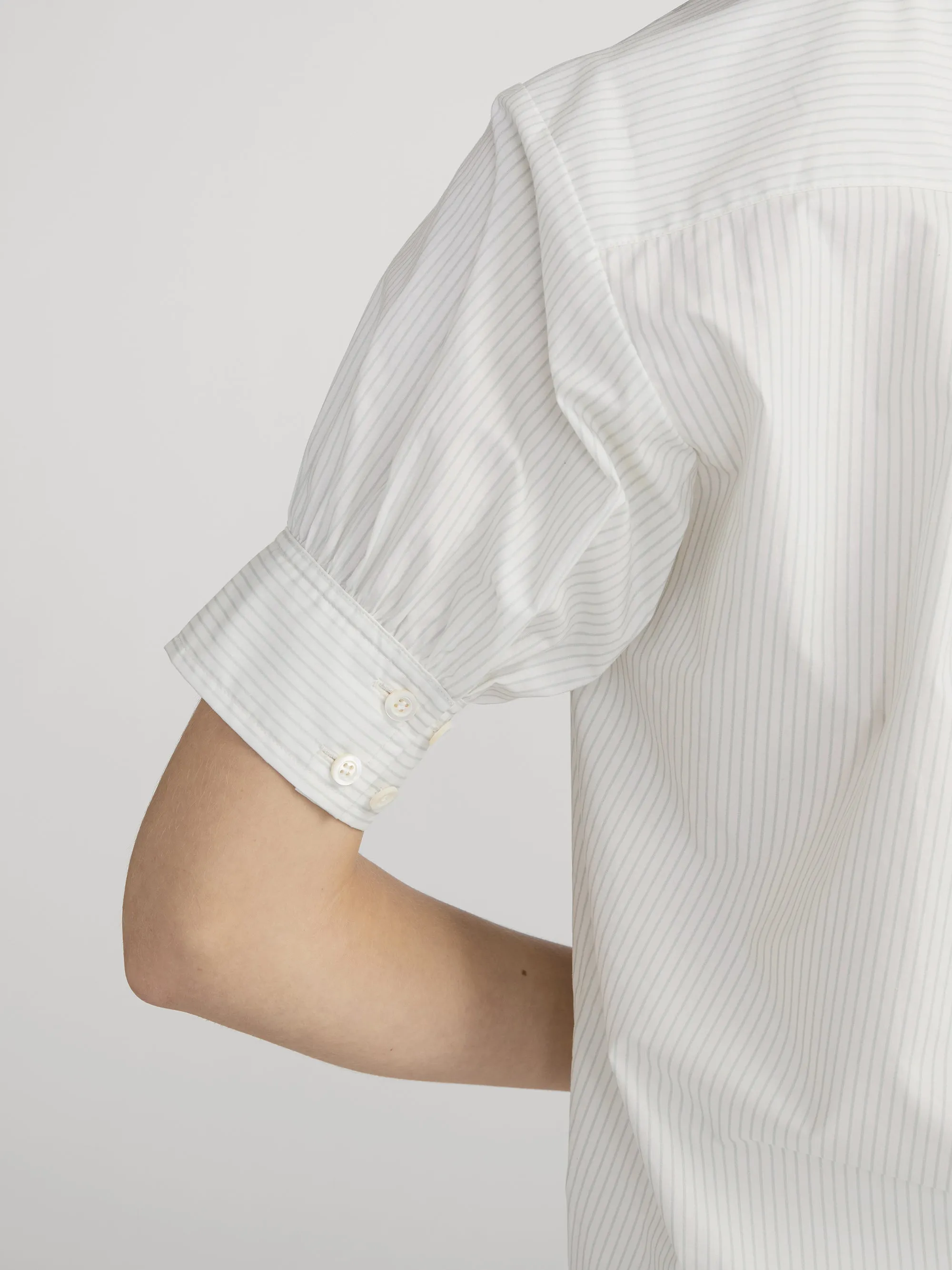 The V-Neck Popover Top -- Cream Multi sold by Frame Denim product image thumbnail 5