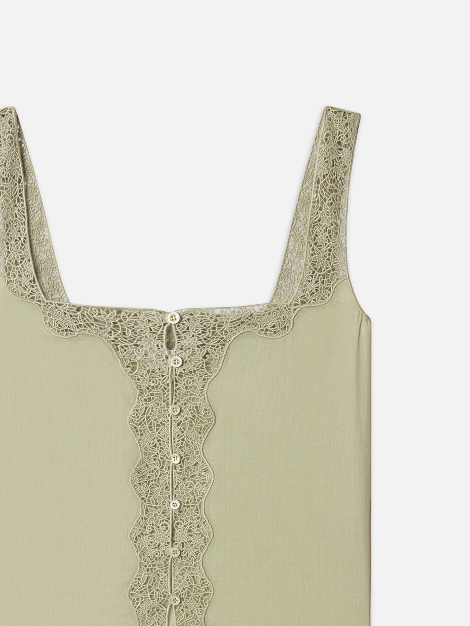 The Embroidered Tank -- Sage sold by Frame Denim product image thumbnail 2