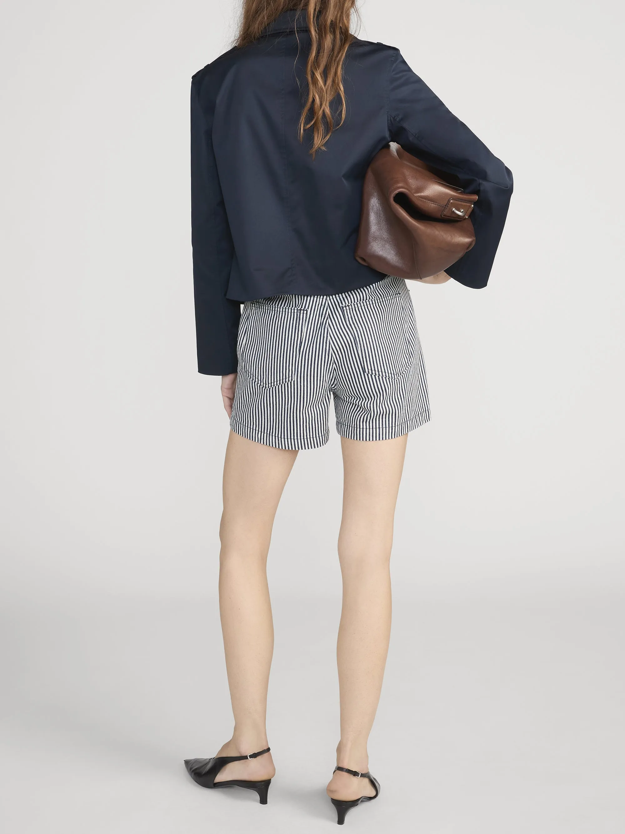 The Everyday Short -- Navy Stripe sold by Frame Denim product image thumbnail 4