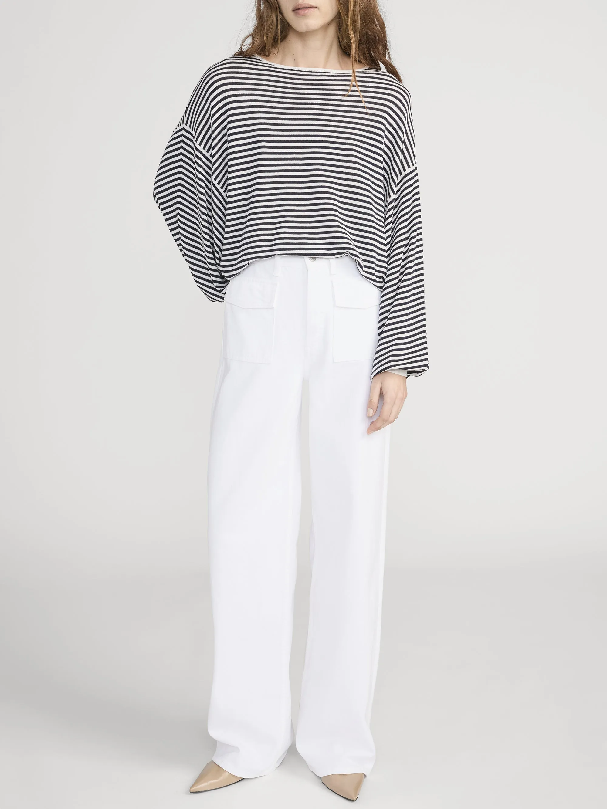 The Collegiate Pocket Jean -- White sold by Frame Denim product image thumbnail 2