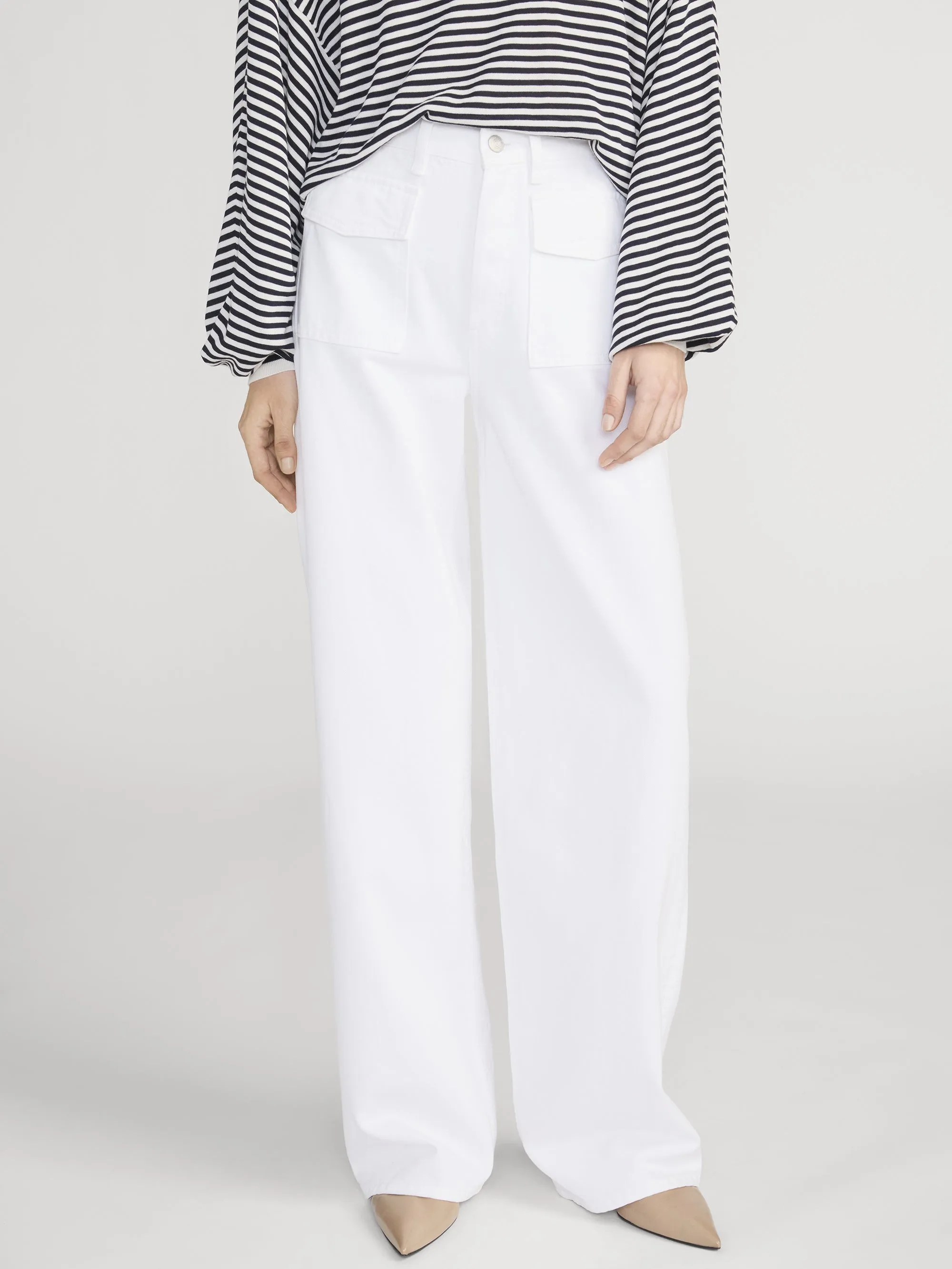 The Collegiate Pocket Jean -- White sold by Frame Denim product image thumbnail 3