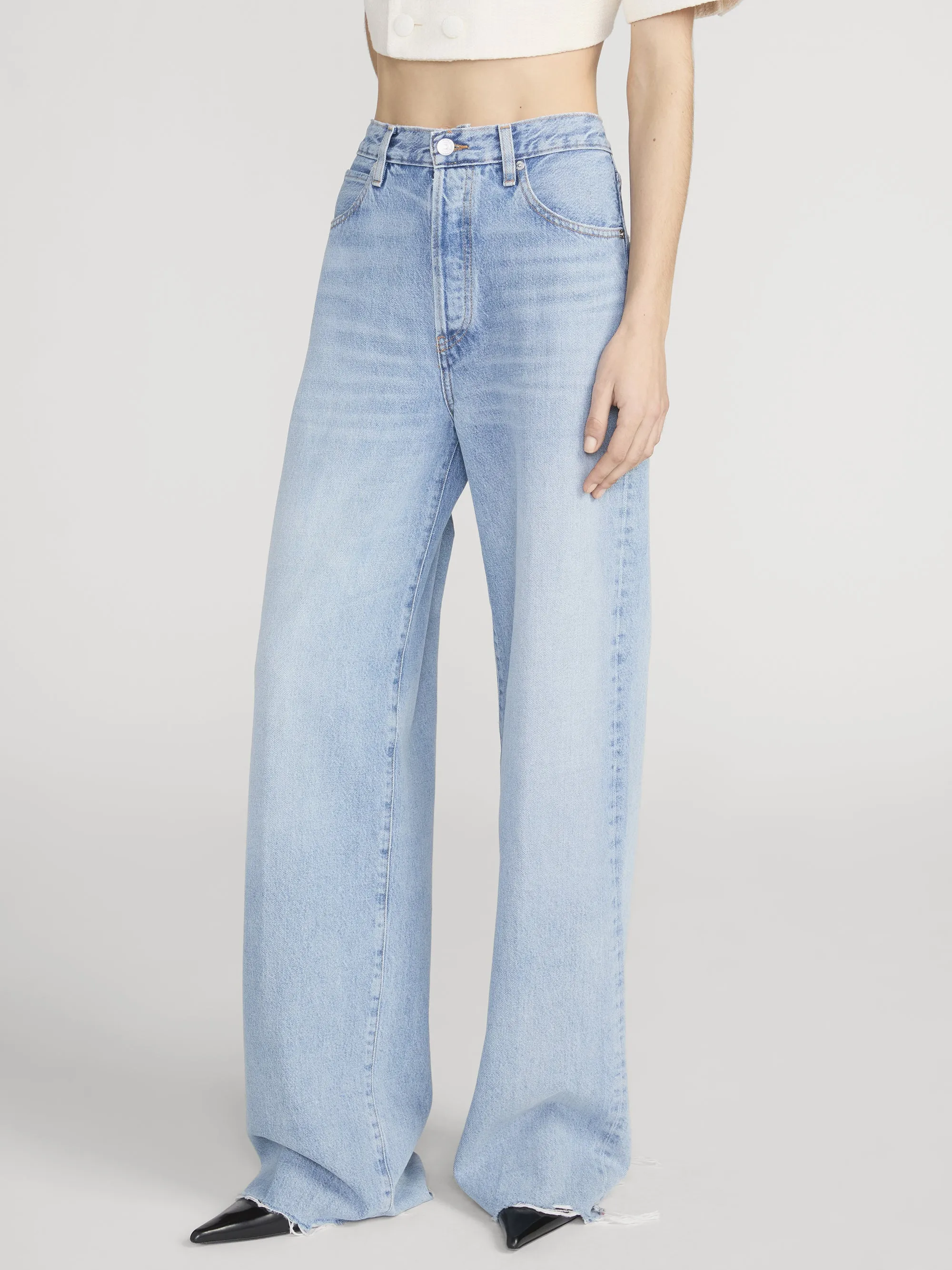 The Collegiate -- Brine New Fray sold by Frame Denim product image thumbnail 4