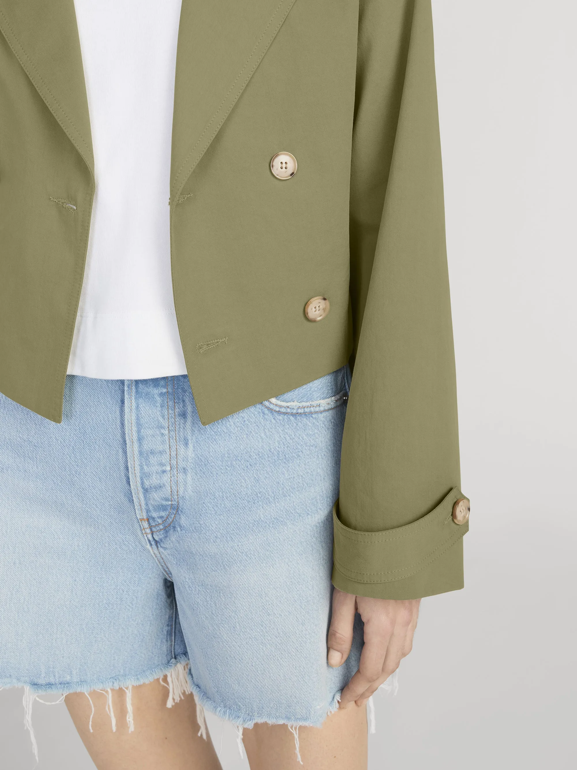The Uniform Trench -- Military Green sold by Frame Denim product image thumbnail 4