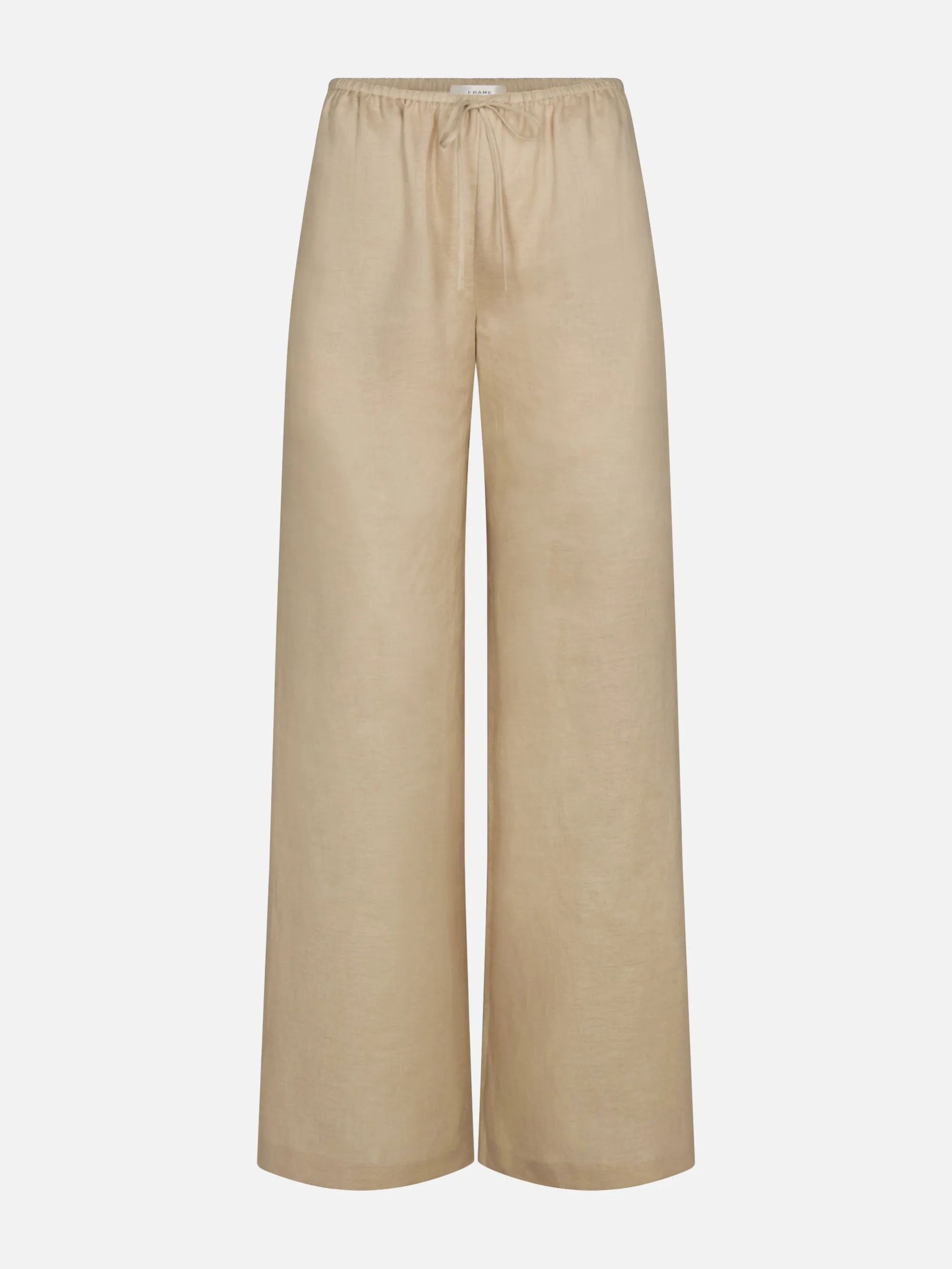 The Linen Lounge Pant -- Flax sold by Frame Denim