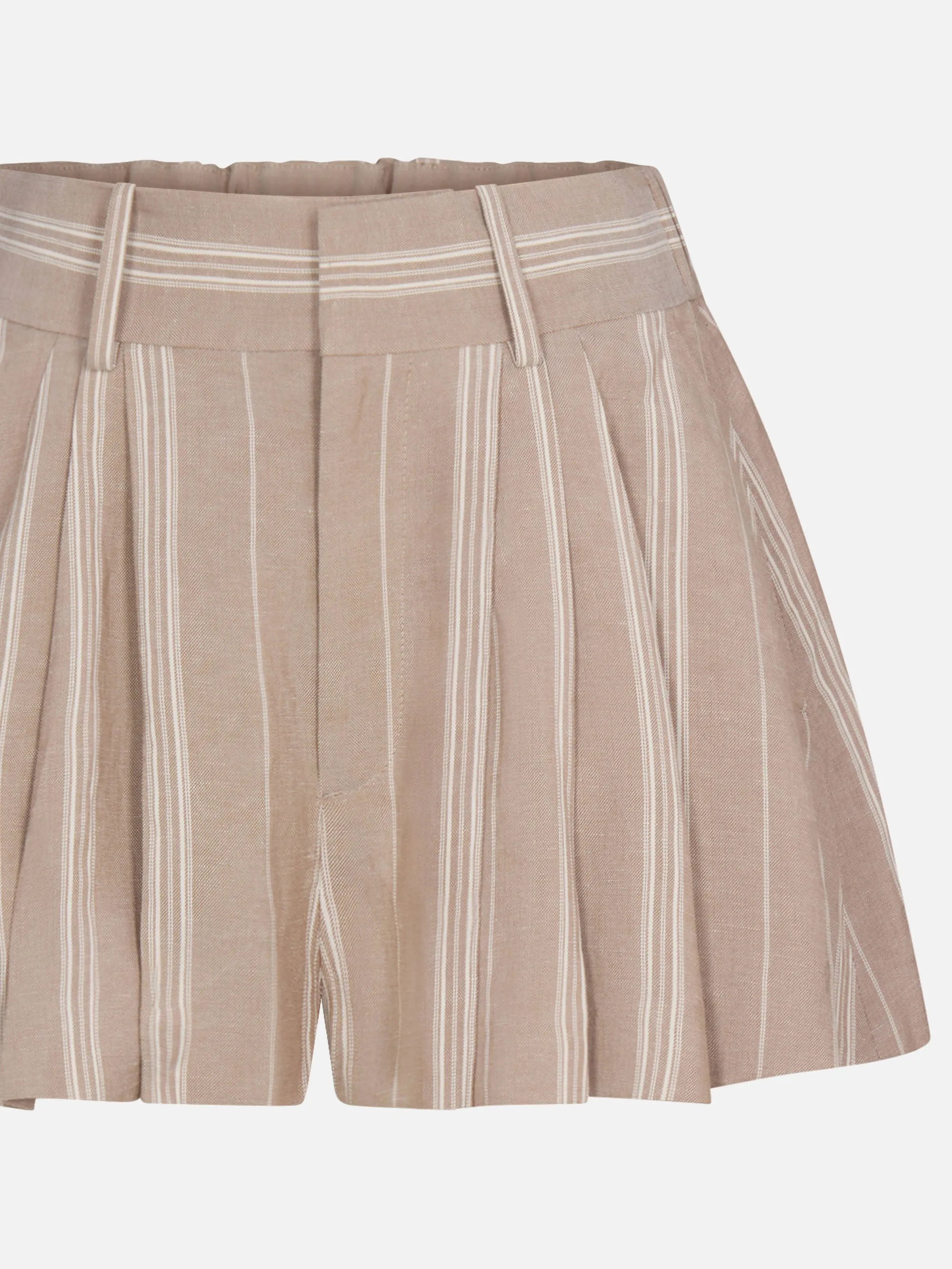 The Linen Refract Short -- Light Camel Multi sold by Frame Denim product image thumbnail 2