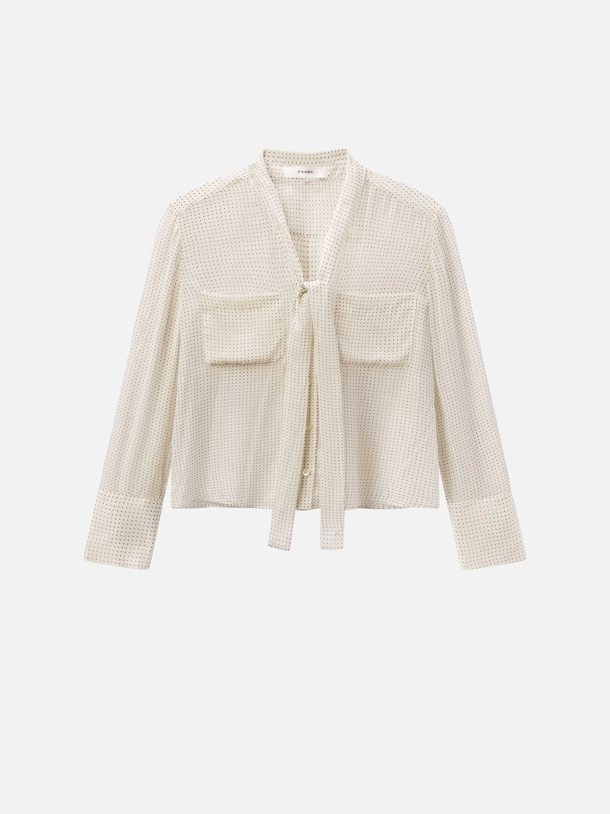 Modern Tie Blouse sold by Frame Denim