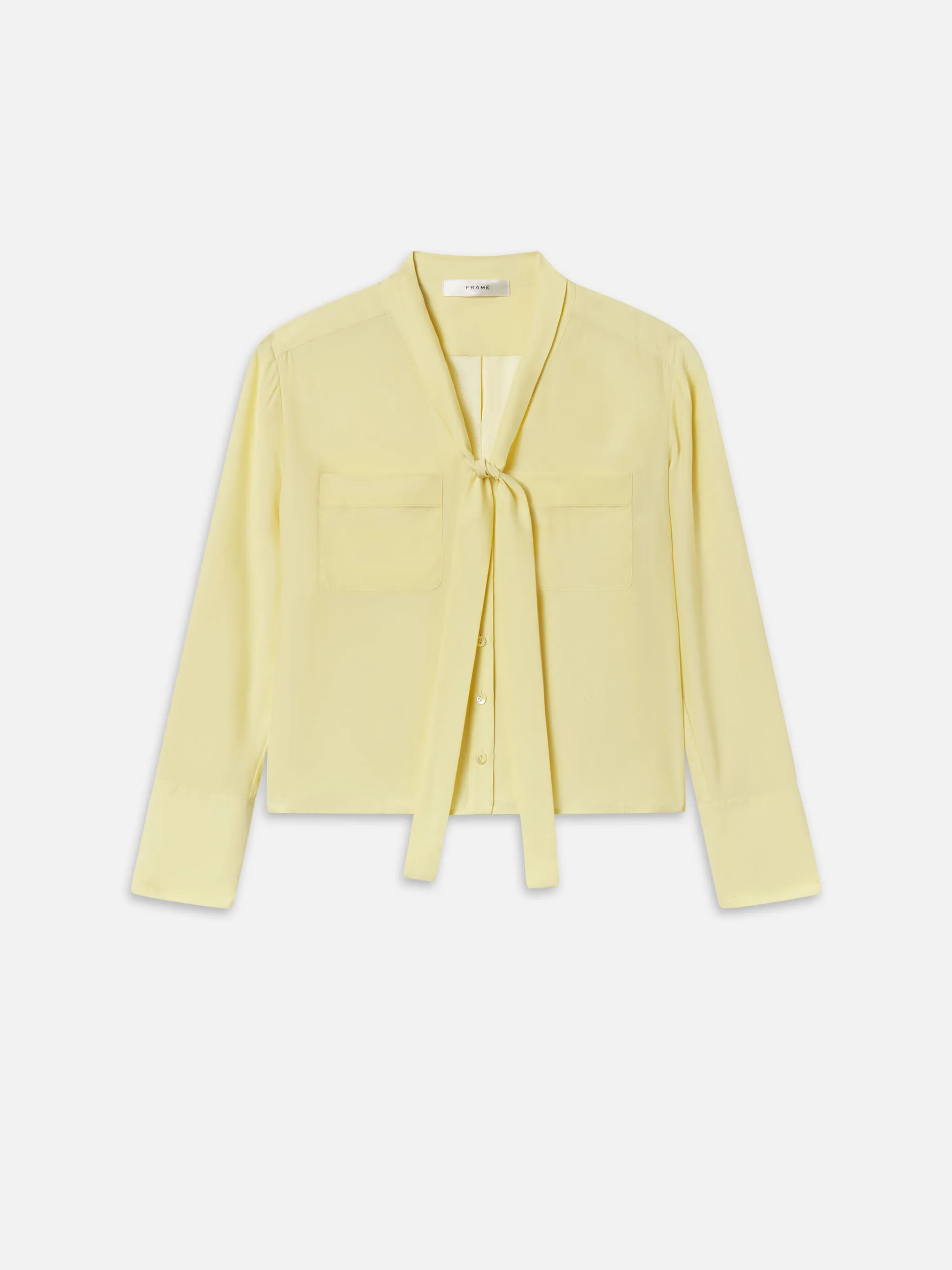 Modern Tie Blouse sold by Frame Denim product image thumbnail 4