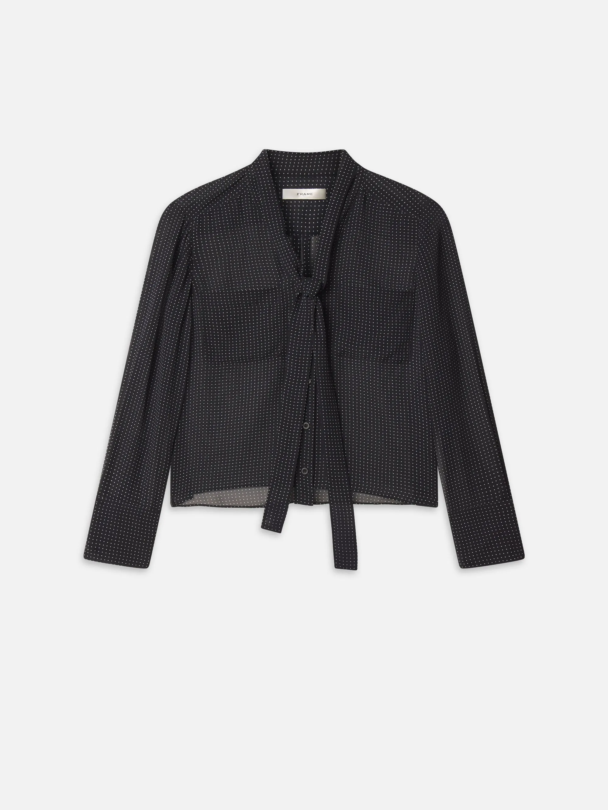 Modern Tie Blouse sold by Frame Denim product image thumbnail 3