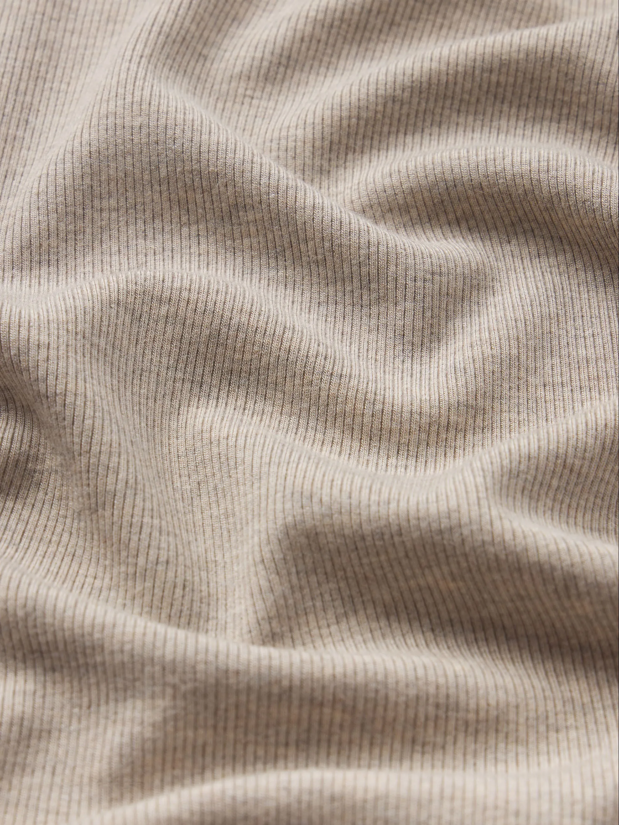 The Heather Rib Crew Tee -- Tabby Heather sold by Frame Denim product image thumbnail 4