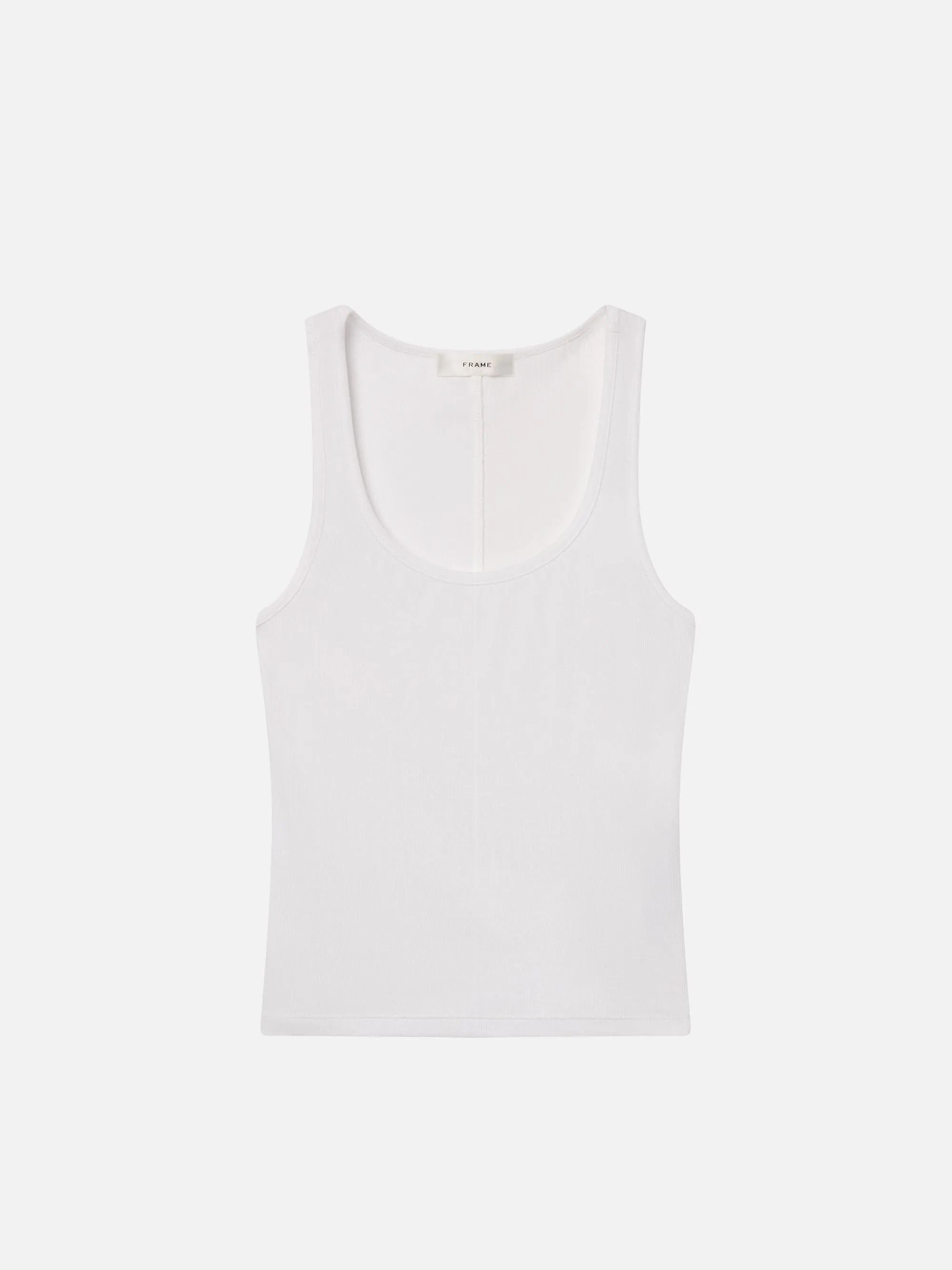 The Rib Scoop Neck Tank sold by Frame Denim product image thumbnail 2