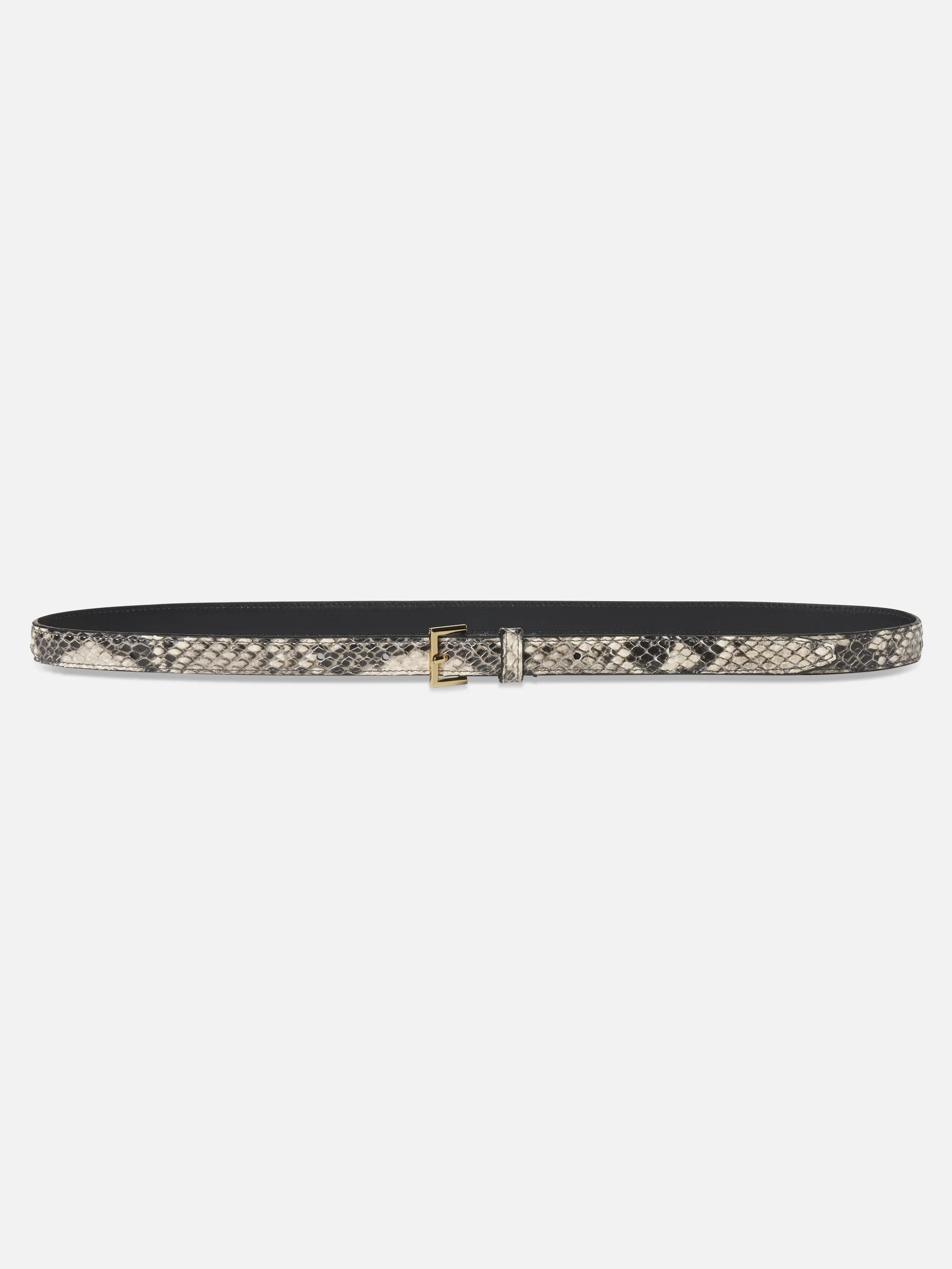 The Petite Square Buckle Belt -- Snakeskin sold by Frame Denim