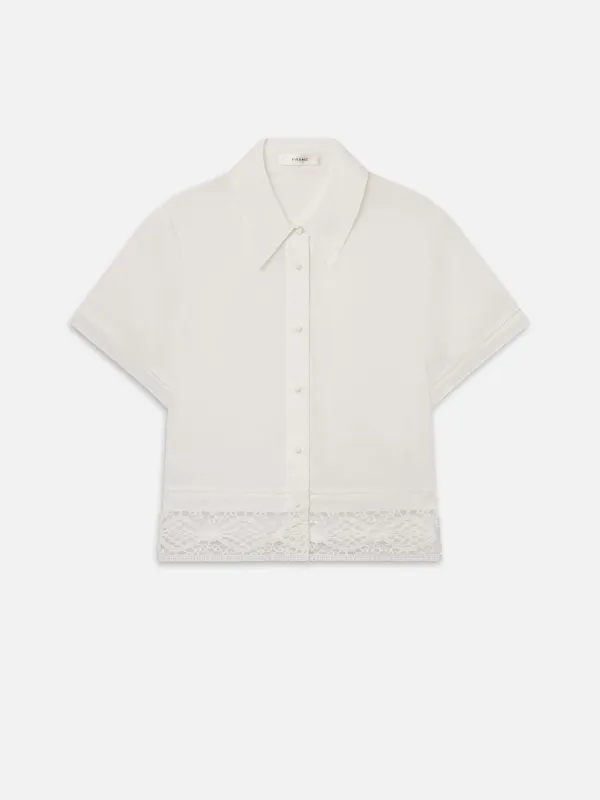 The Heirloom Shirt -- White made by Frame Denim