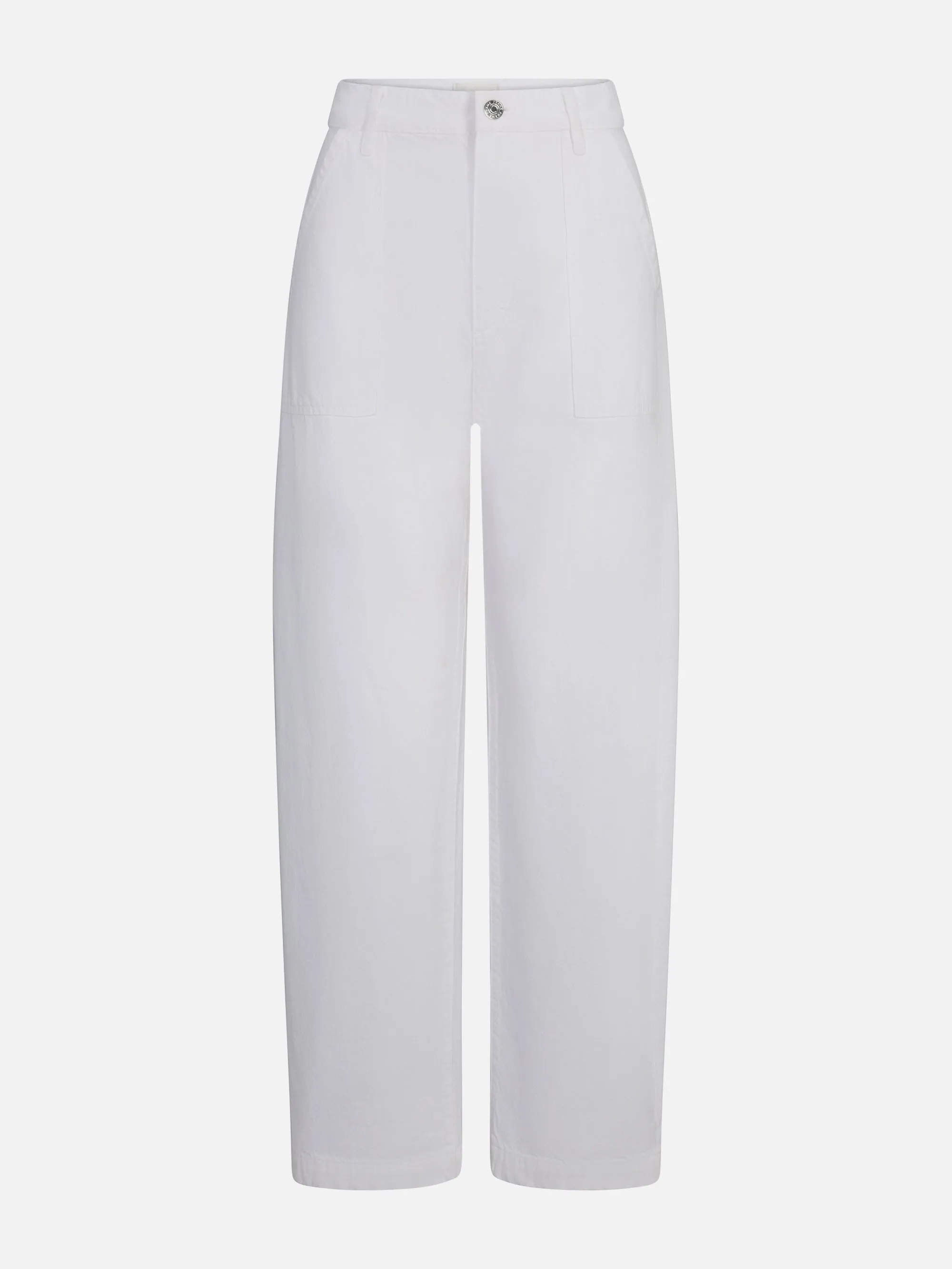 The Bow Cargo -- White sold by Frame Denim