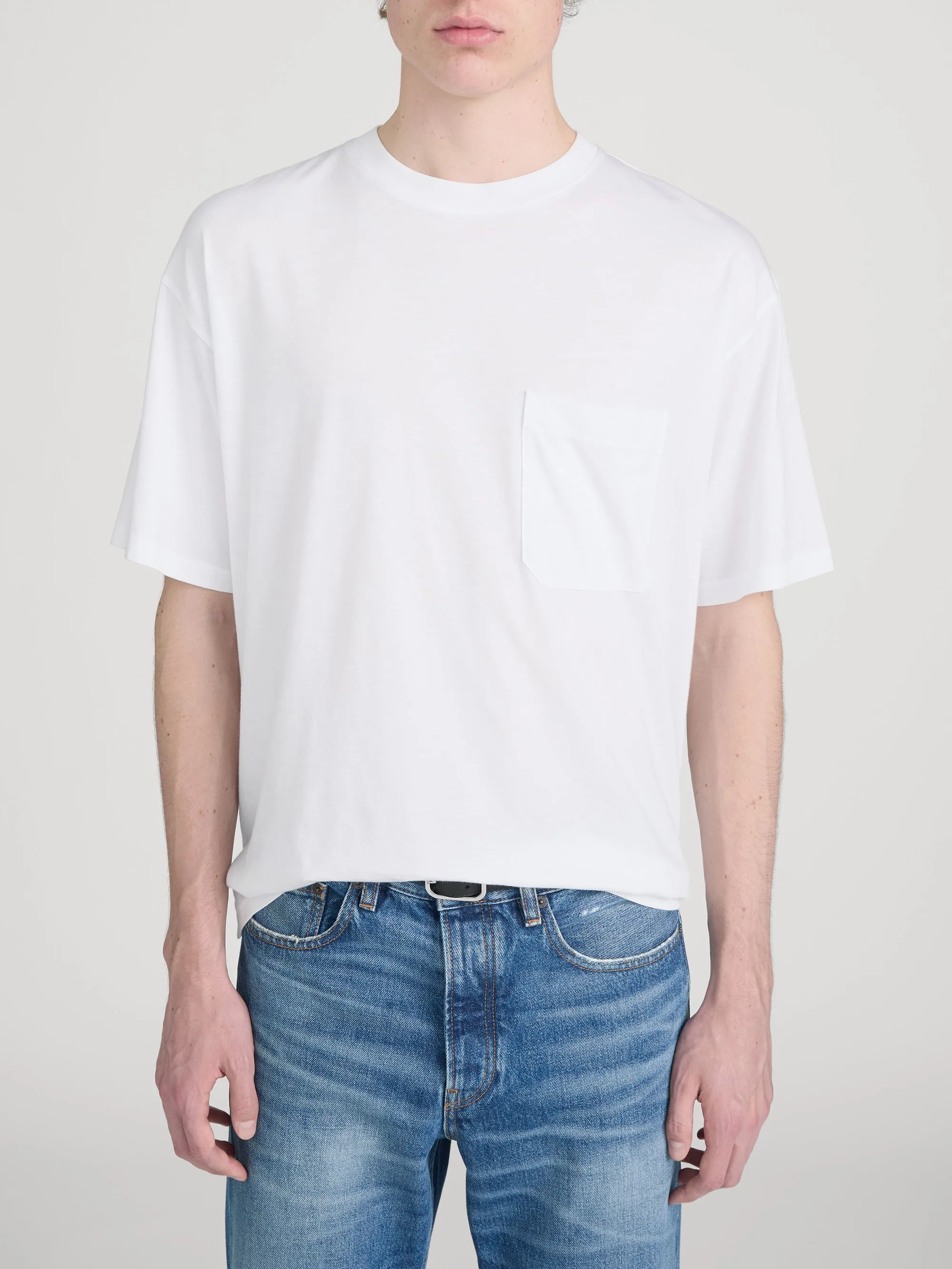 Relaxed Pocket Tee -- White sold by Frame Denim product image thumbnail 3