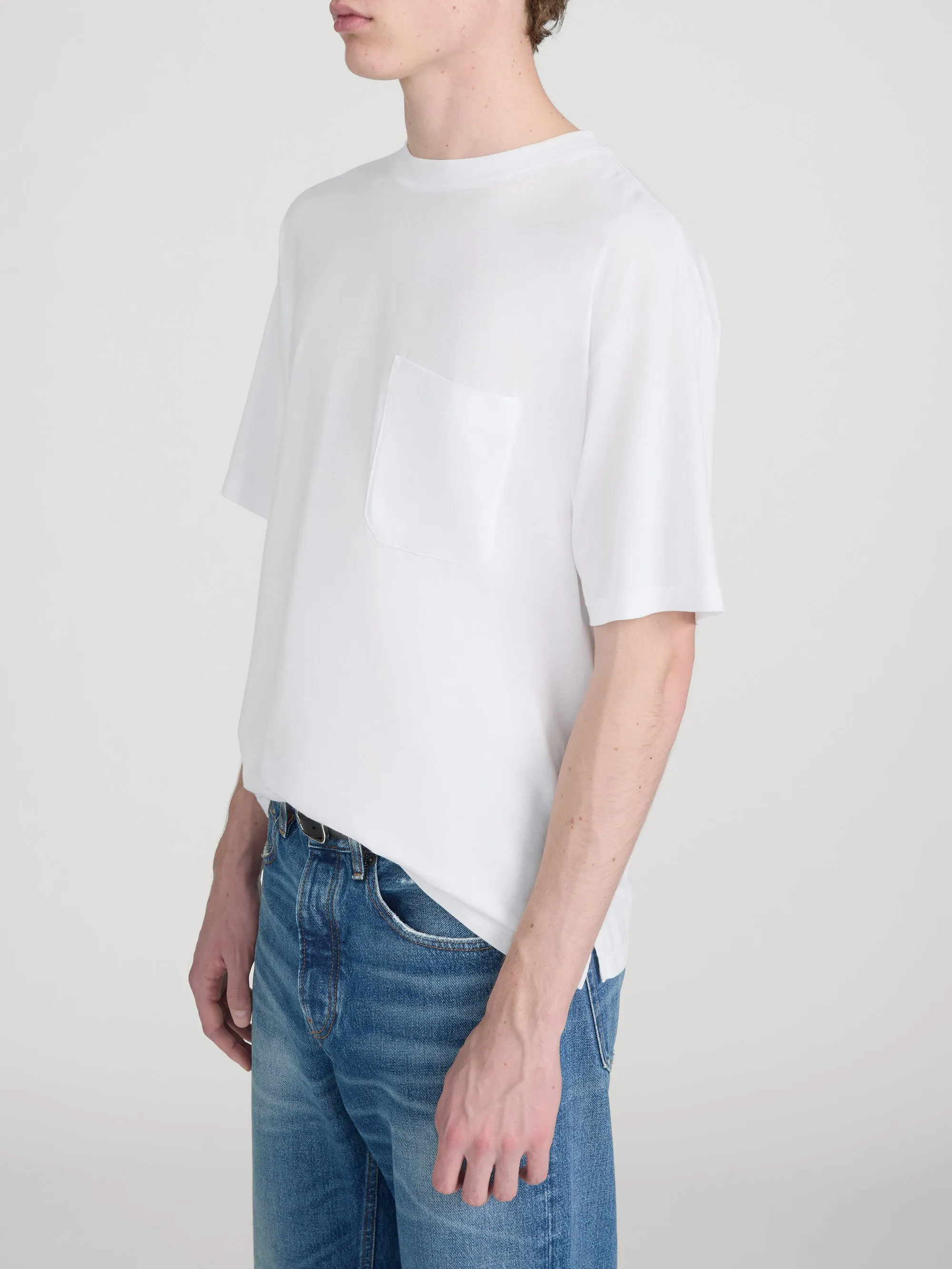 Relaxed Pocket Tee -- White sold by Frame Denim product image thumbnail 4