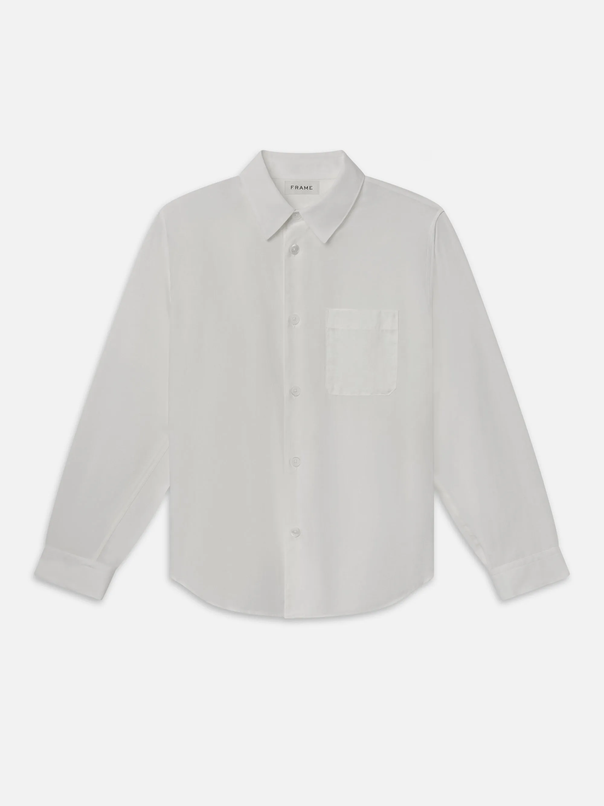 Linen Shirt -- White sold by Frame Denim