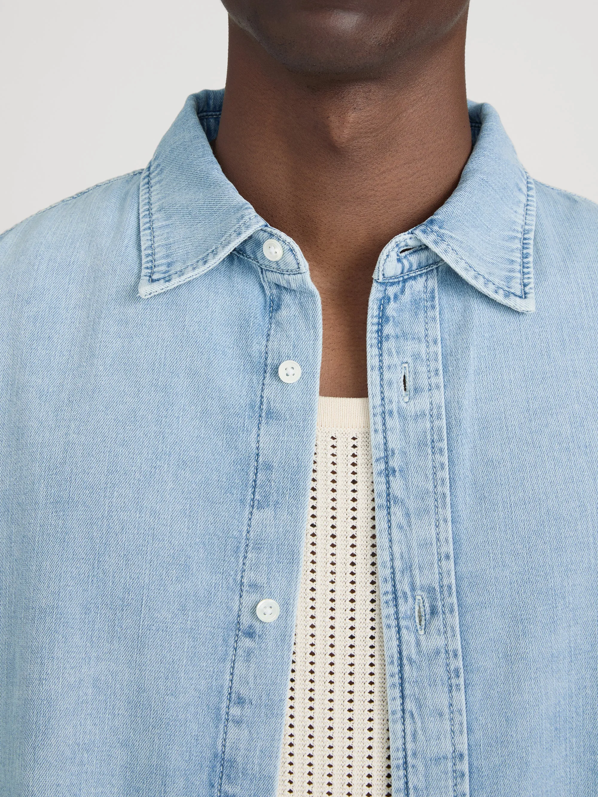Classic Denim Shirt -- Sunday sold by Frame Denim product image thumbnail 4