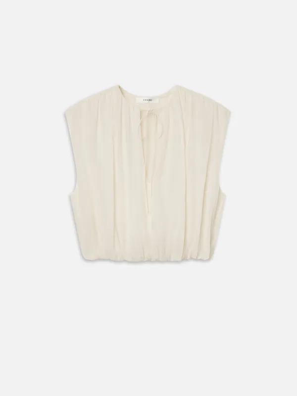 The Wave Top -- Cream made by Frame Denim