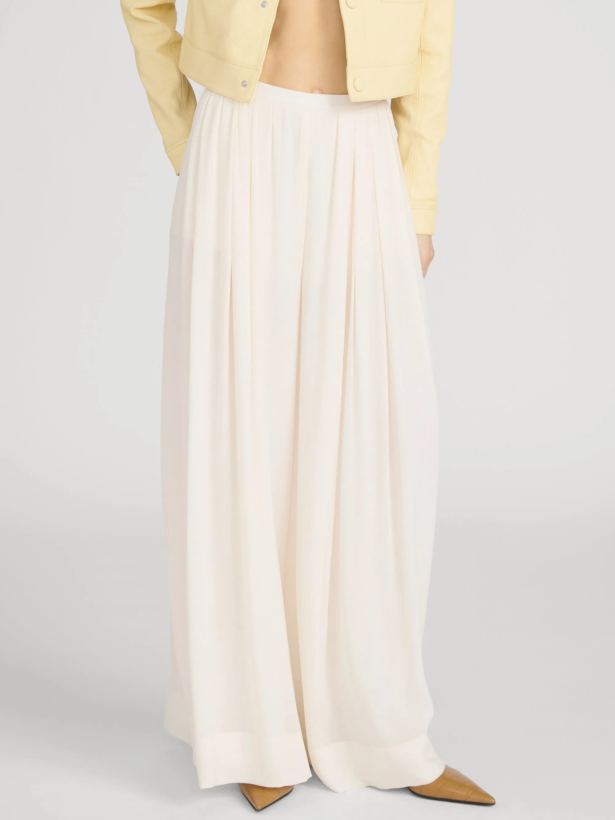 The Wave Pant -- Cream sold by Frame Denim product image thumbnail 3