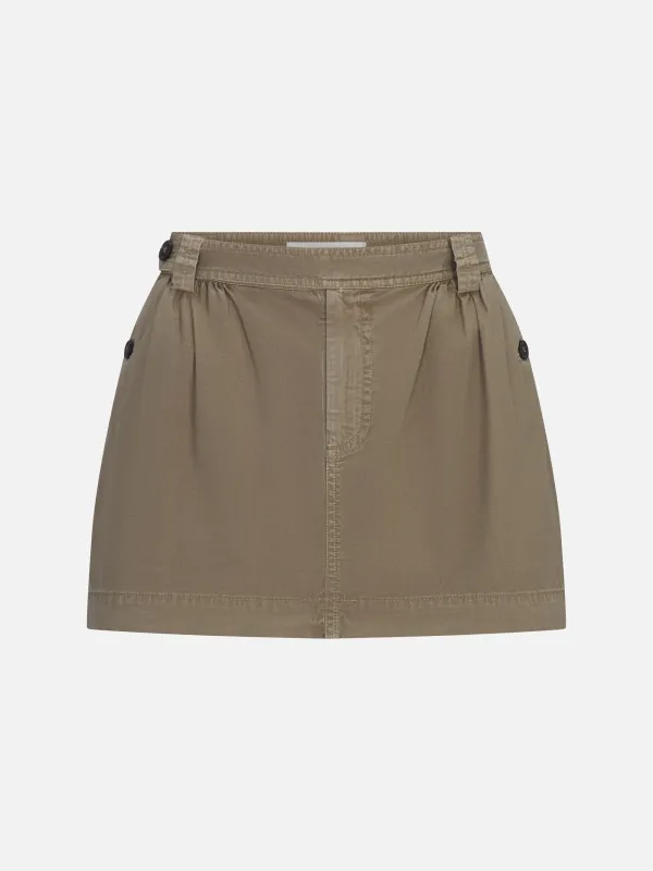 The Utility Skirt -- Army made by Frame Denim