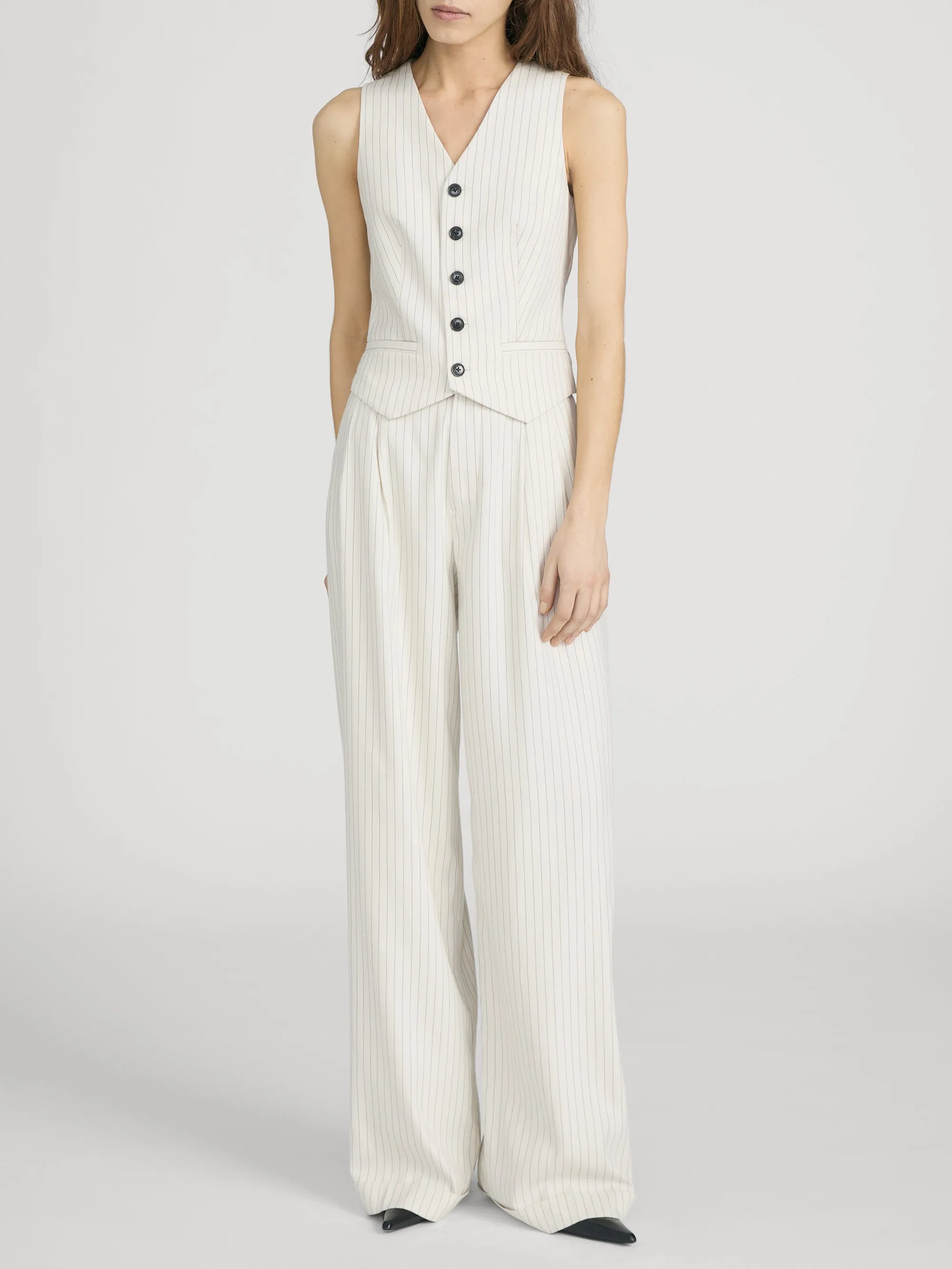 The Avenue Pant -- Cream Multi sold by Frame Denim product image thumbnail 2