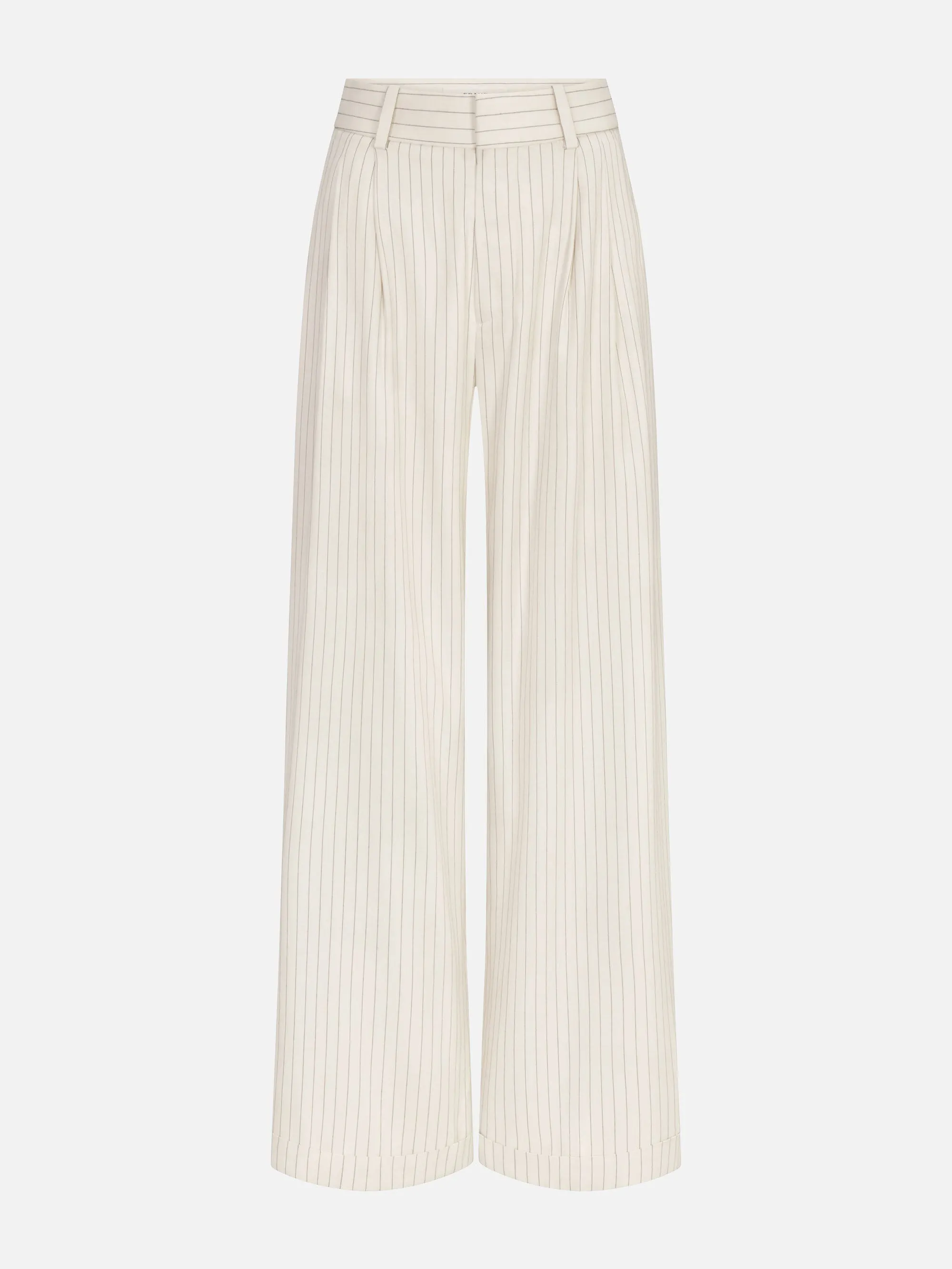 The Avenue Pant -- Cream Multi sold by Frame Denim