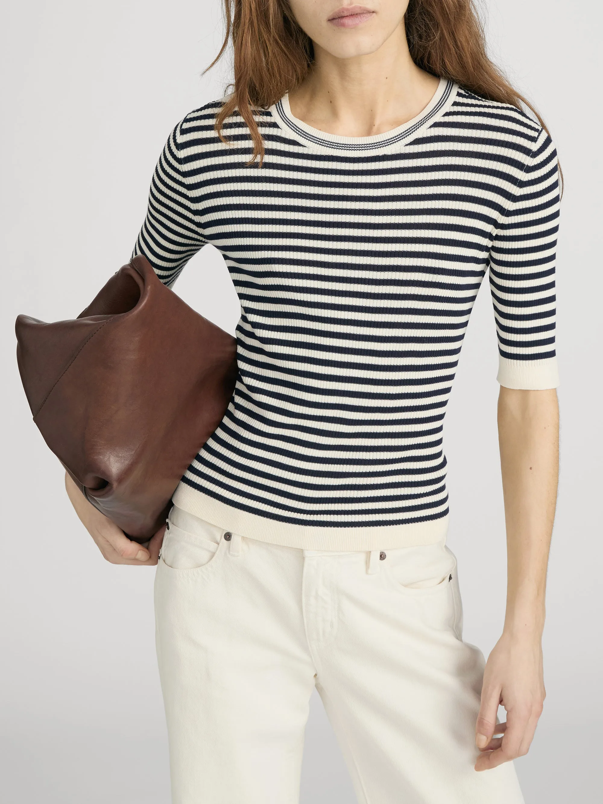 The Cruise Sweater -- Cream Multi sold by Frame Denim product image thumbnail 3