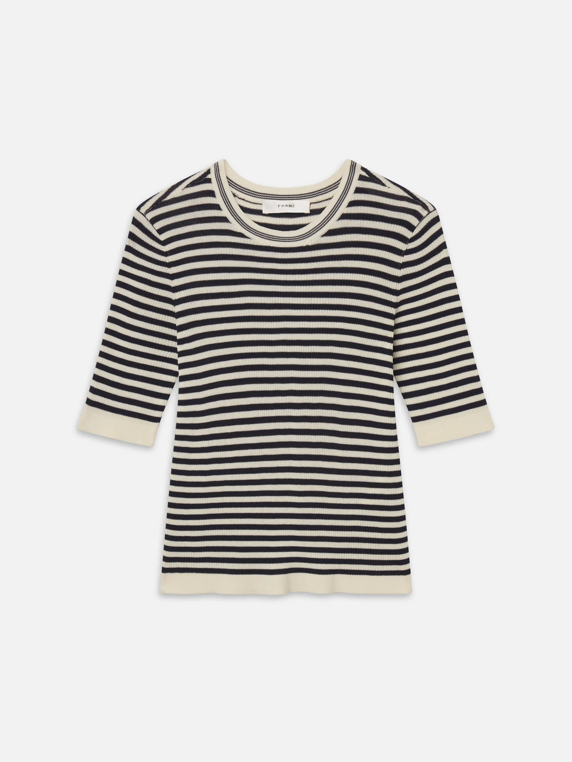 The Cruise Sweater -- Cream Multi sold by Frame Denim