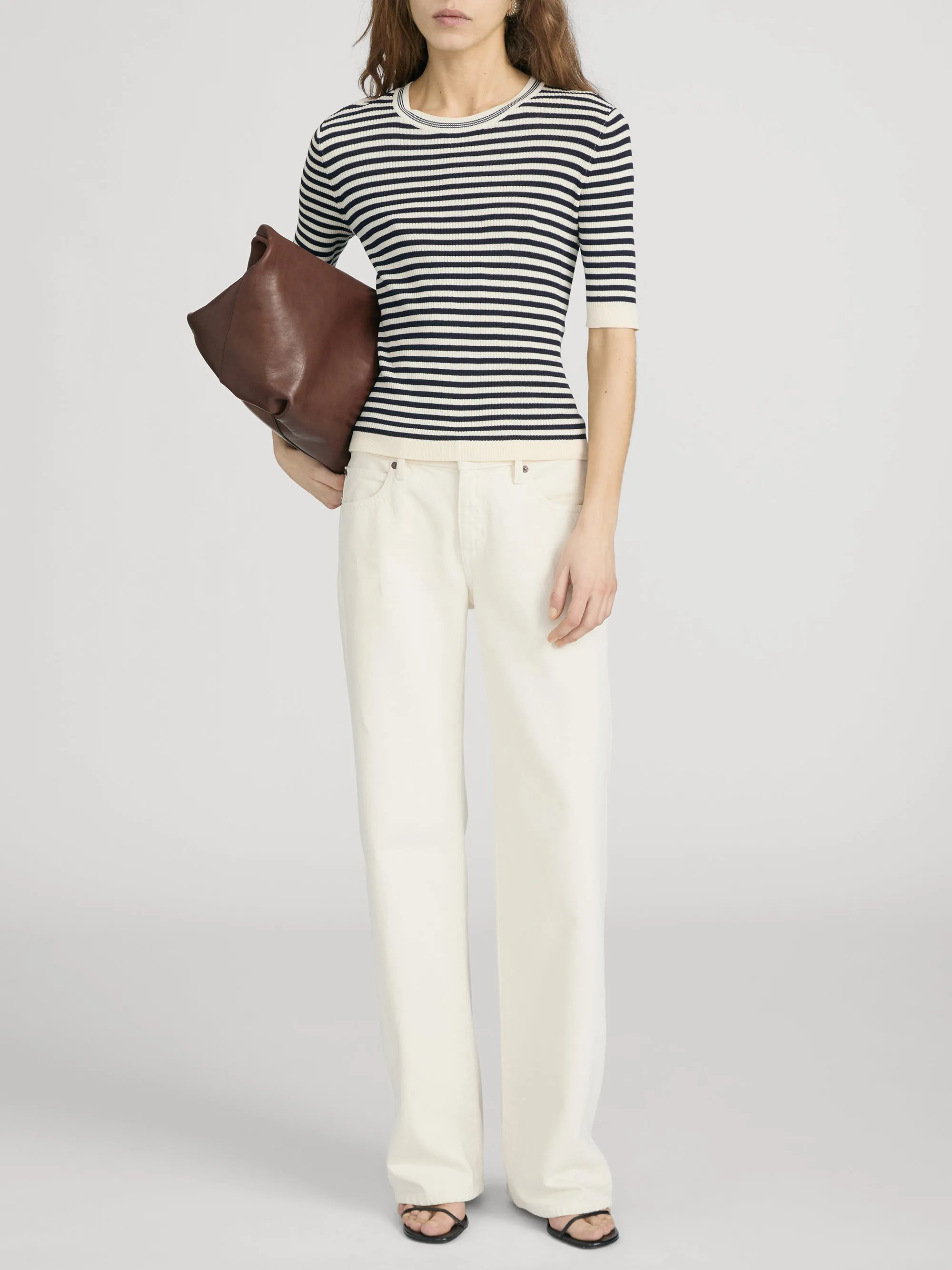 The Cruise Sweater -- Cream Multi sold by Frame Denim product image thumbnail 2