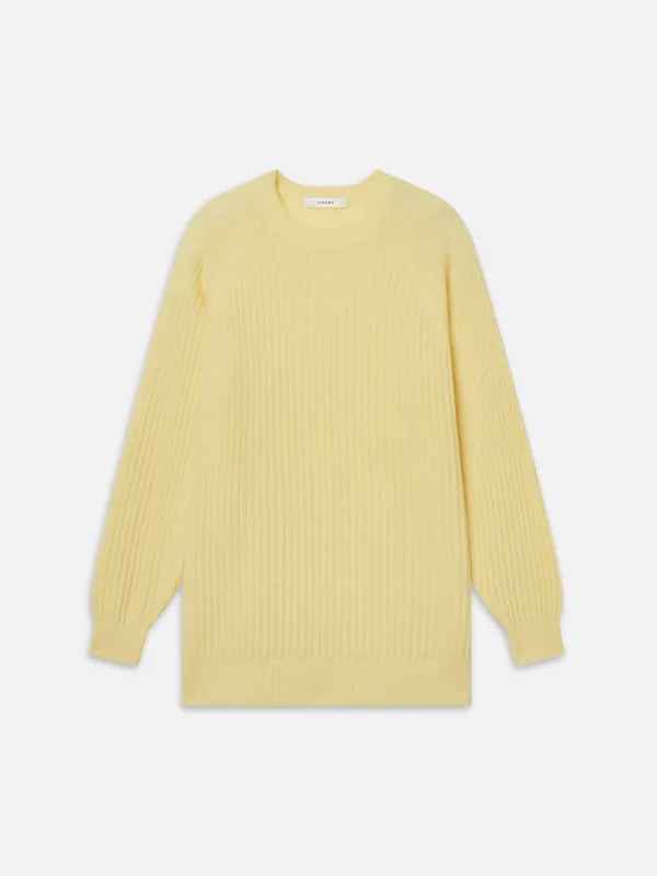 The Cashmere Sunbeam Sweater -- Canary made by Frame Denim