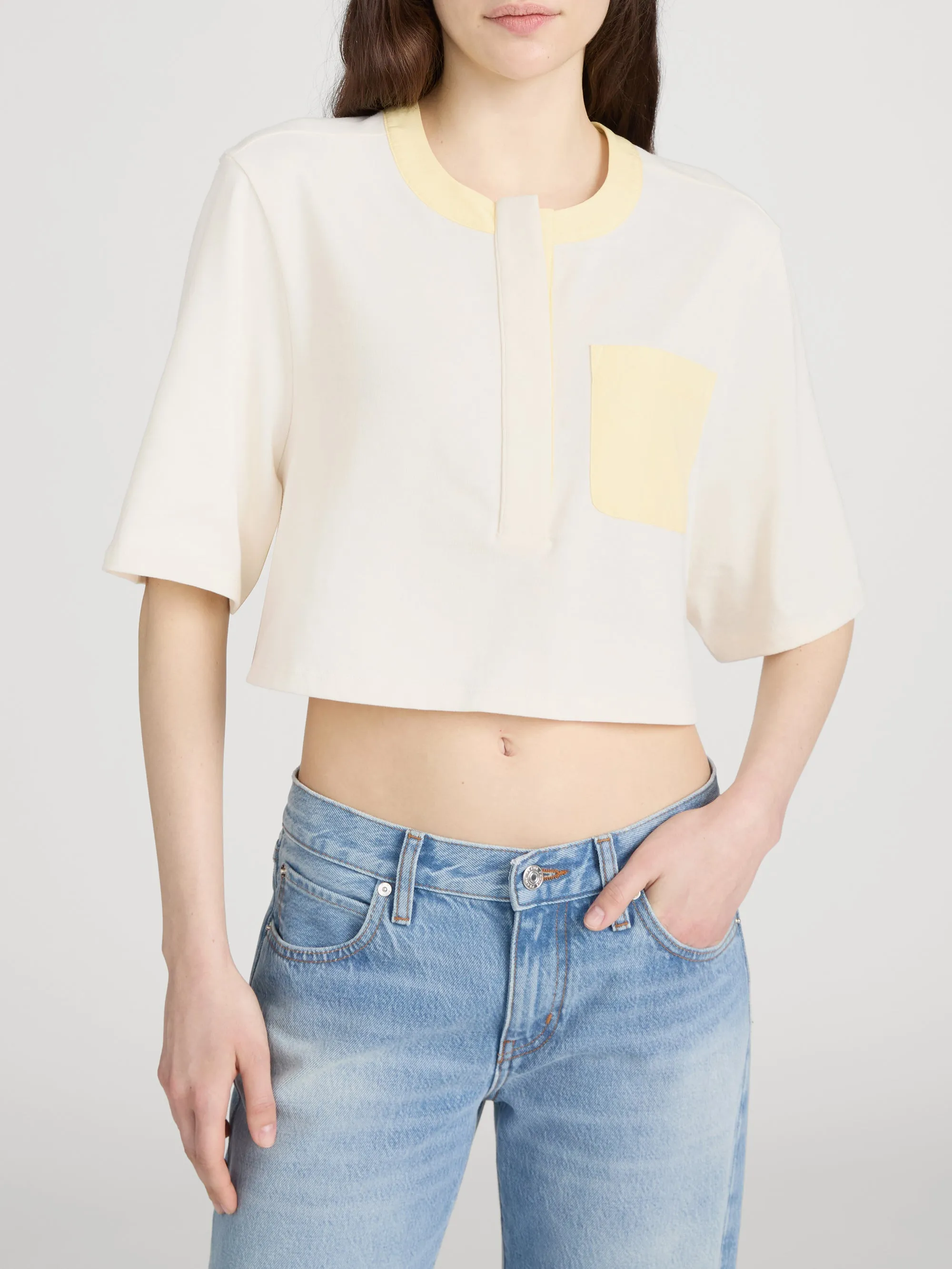 The Bodega Tee -- Lemon Multi sold by Frame Denim product image thumbnail 3