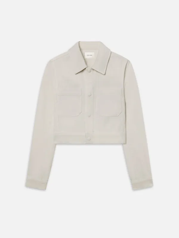 The Small Denim Jacket -- Shell made by Frame Denim