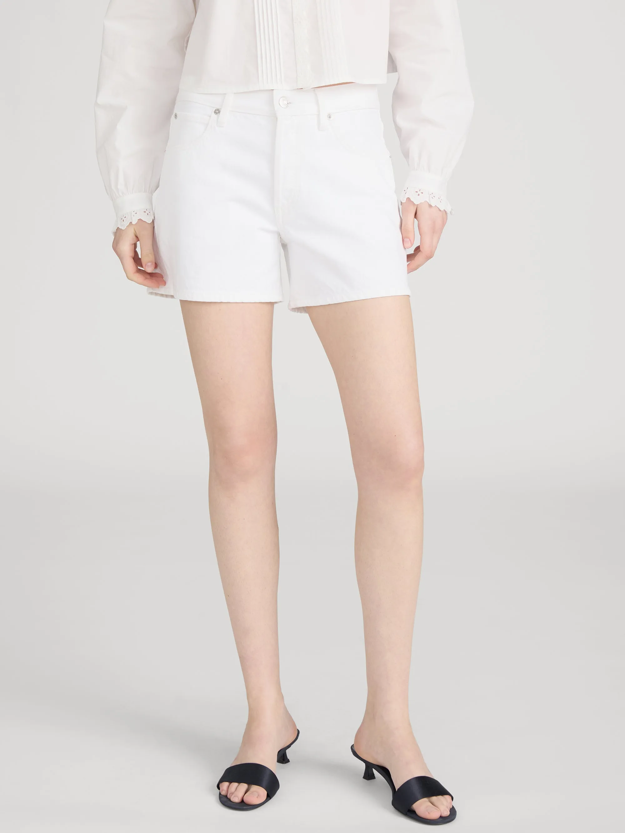 The Long Hang Short -- White sold by Frame Denim product image thumbnail 3
