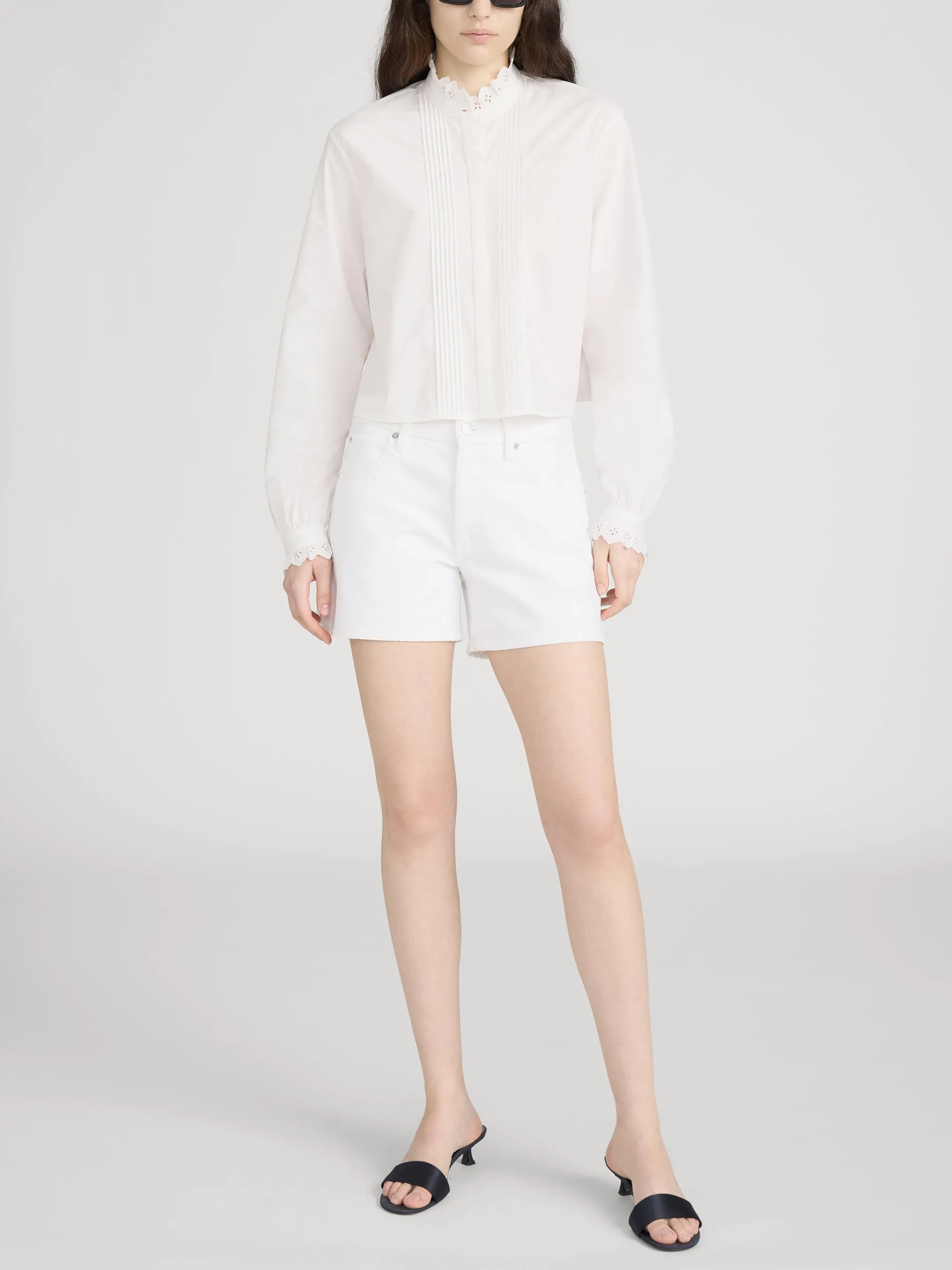 The Long Hang Short -- White sold by Frame Denim product image thumbnail 2